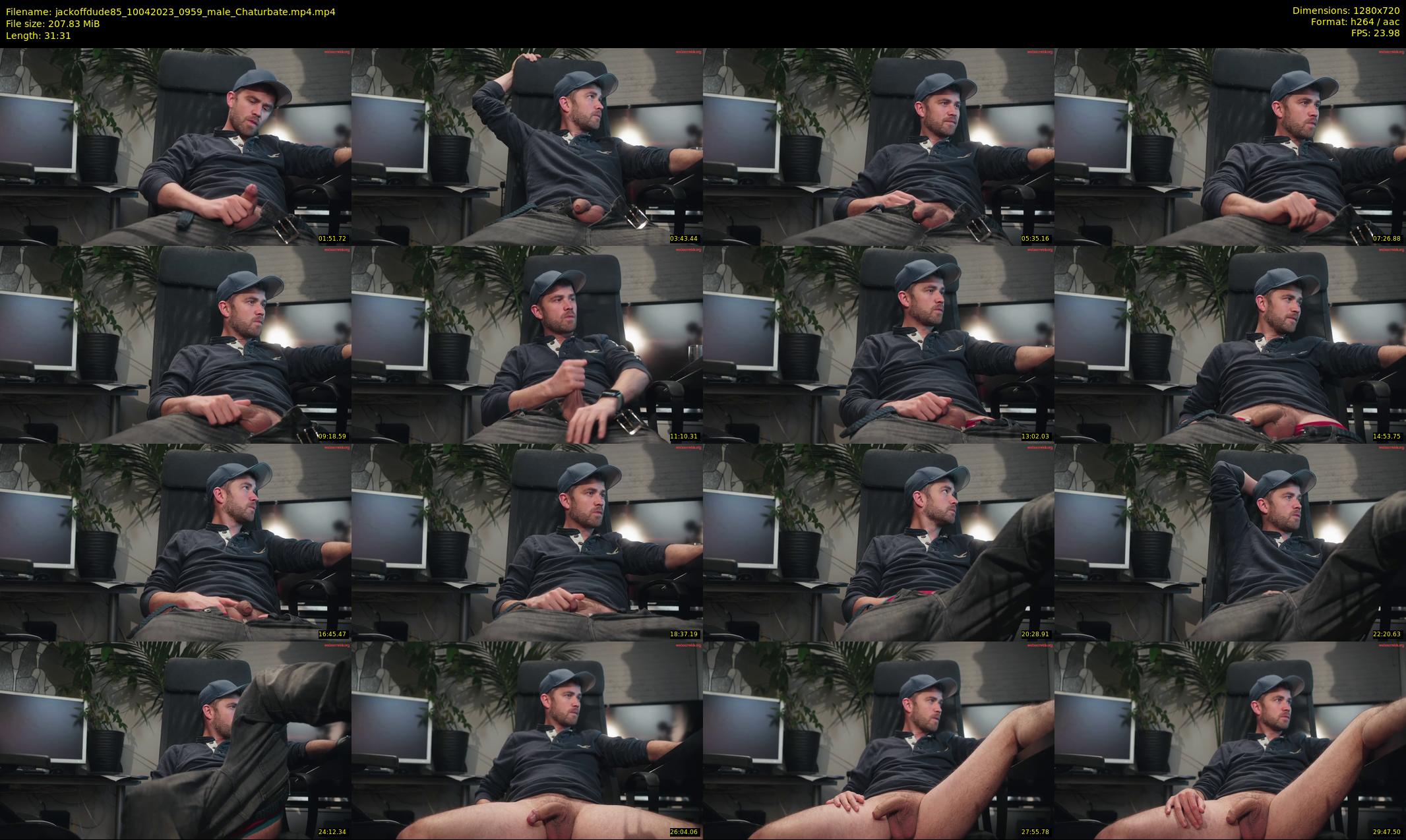 jackoffdude85 — 32 minute Chaturbate male cam show recording, 720p, Apr 10, 2023
