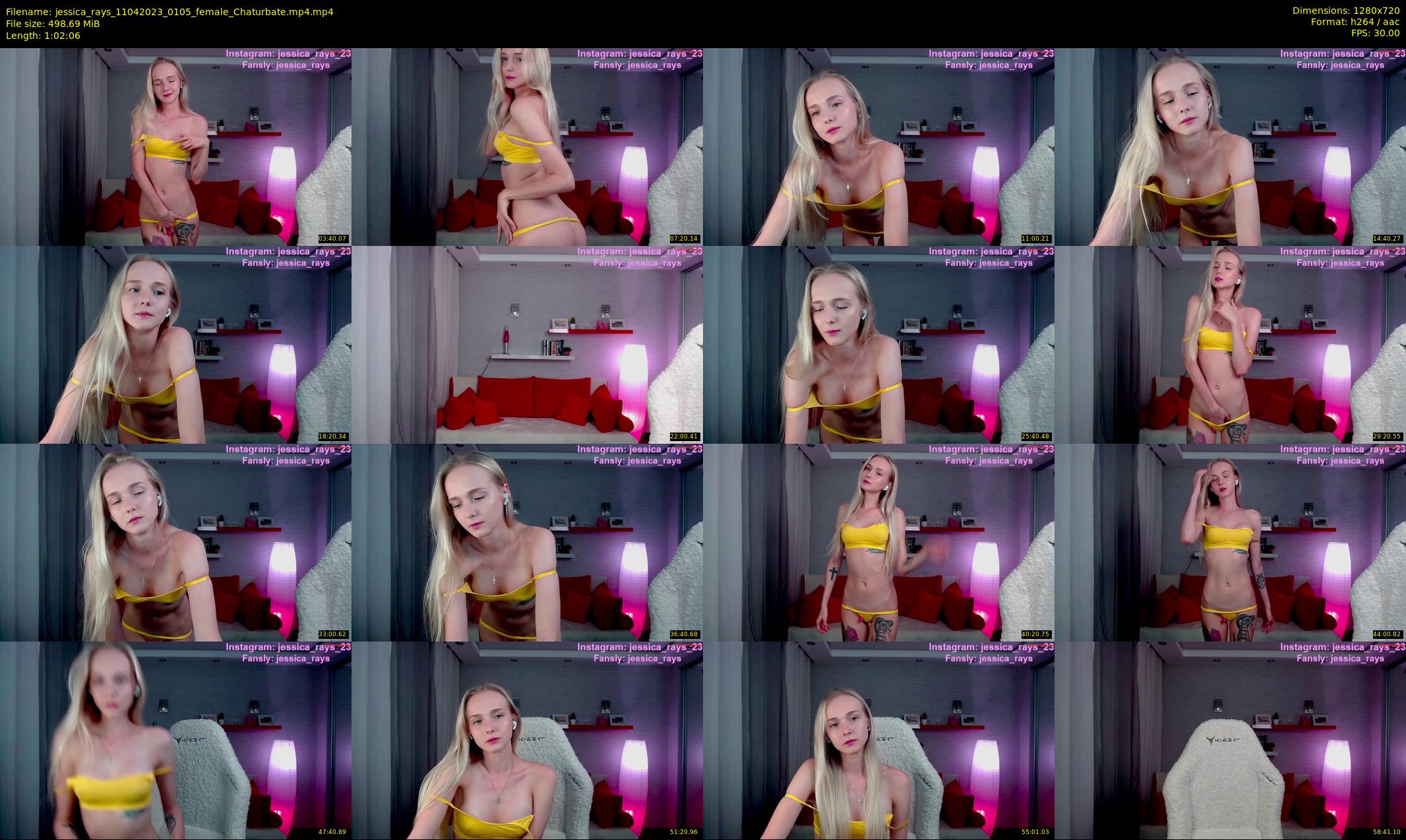 jessica_rays — 63 minute Chaturbate couple cam show recording, 720p, Apr 11, 2023