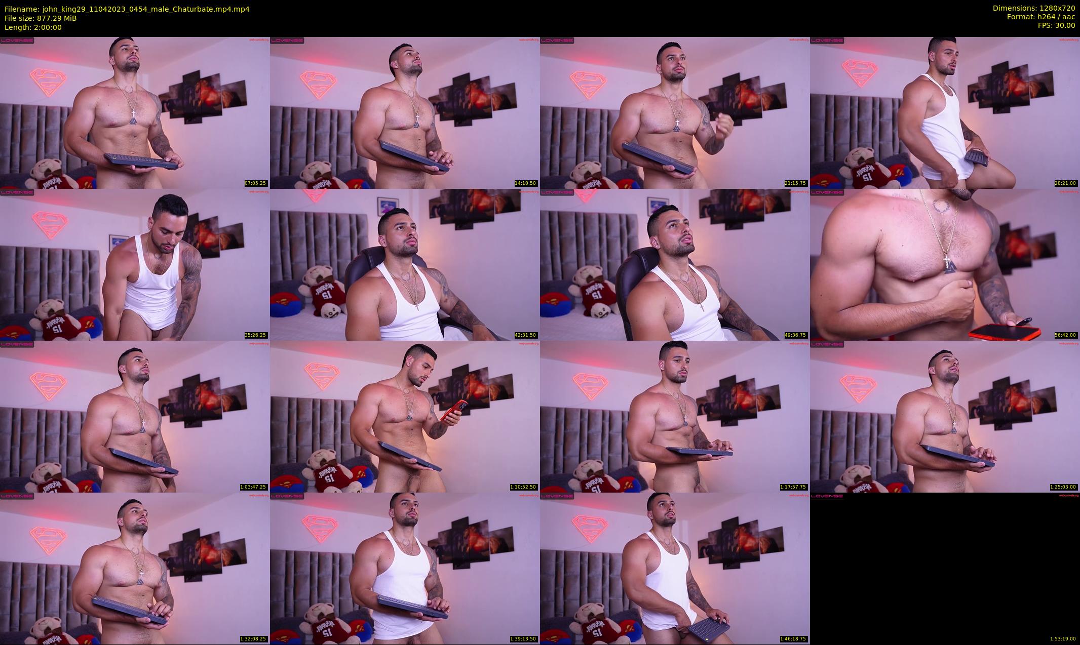 john_king29 — 120 minute Chaturbate male cam show recording, 720p, Apr 11, 2023