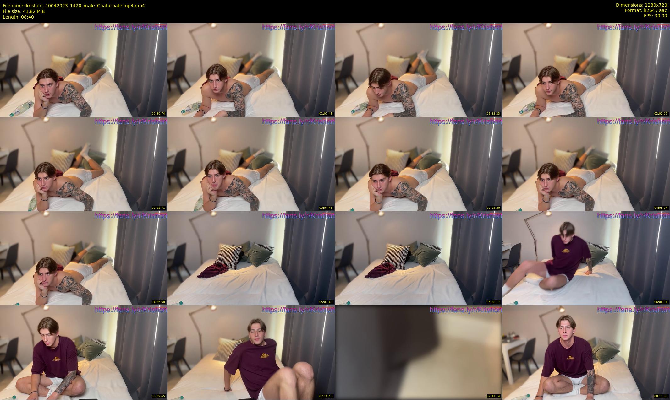 krishort — 9 minute Chaturbate male cam show recording, 720p, Apr 10, 2023