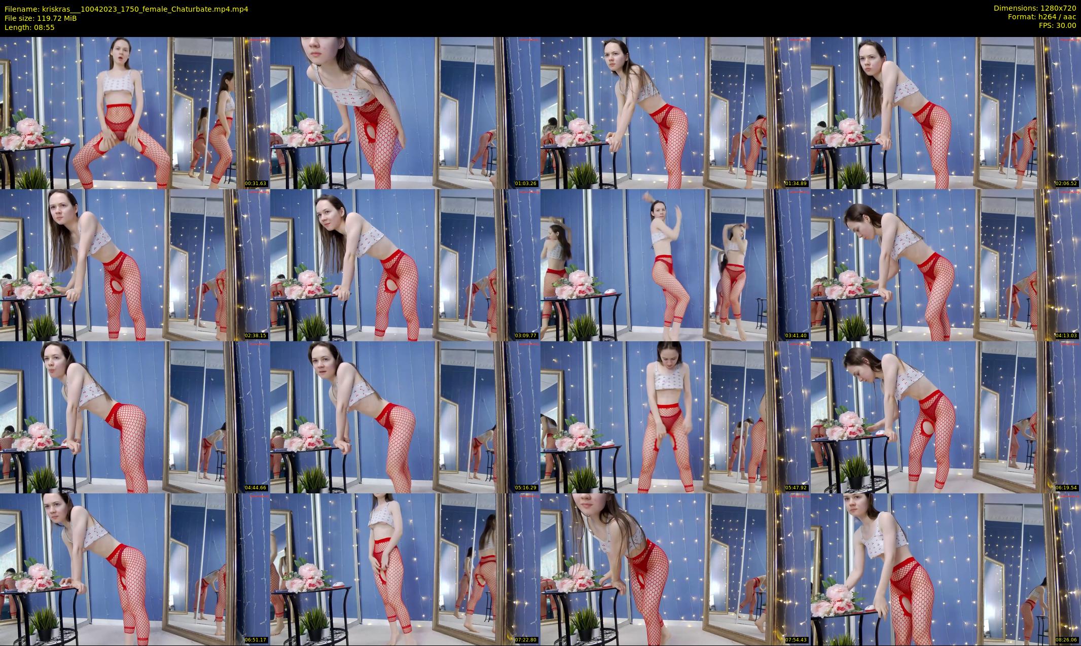 kriskras__ — 9 minute Chaturbate female cam show recording, 720p, Apr 10, 2023