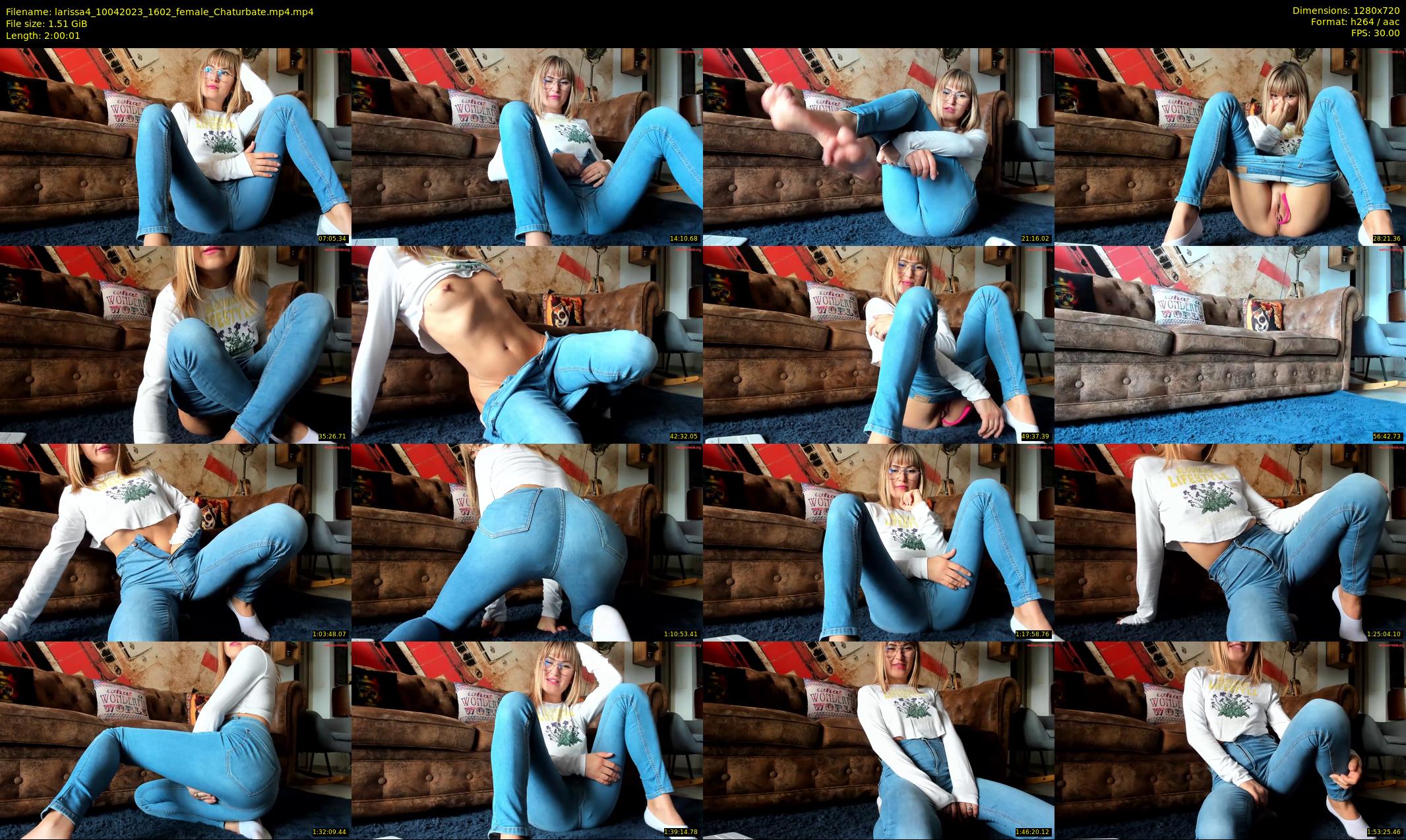 larissa4 — 121 minute Chaturbate female cam show recording, 720p, Apr 10, 2023