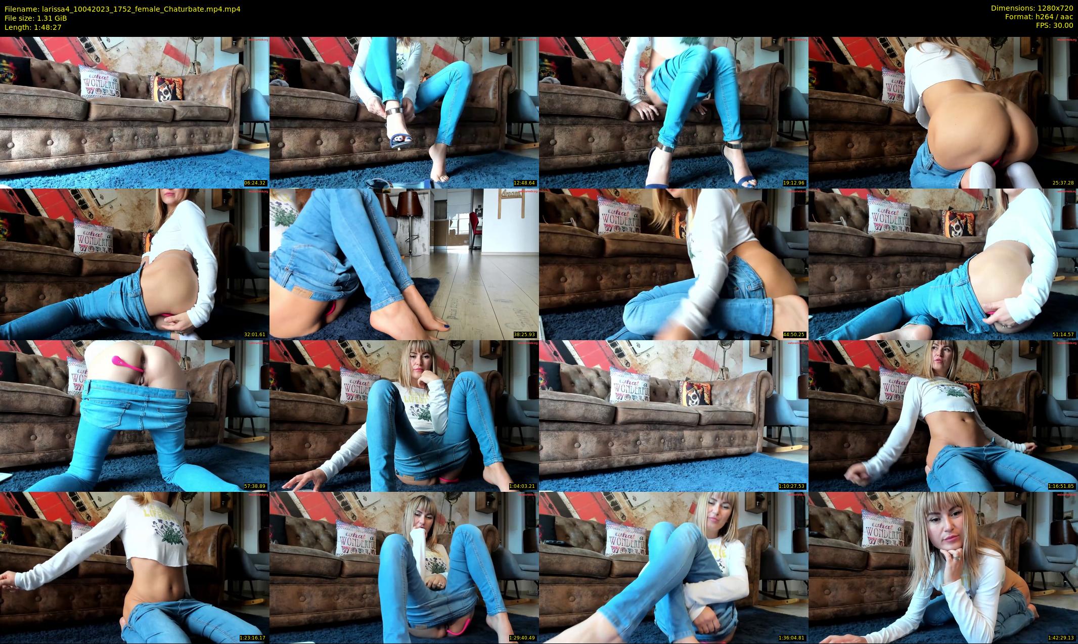 larissa4 — 109 minute Chaturbate female cam show recording, 720p, Apr 10, 2023
