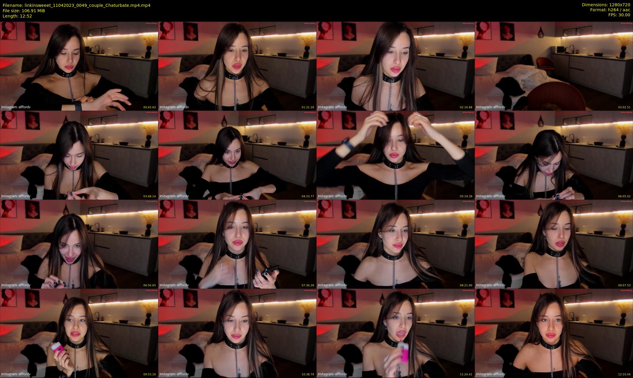 linkinsweeet — 13 minute Chaturbate couple cam show recording, 720p, Apr 11, 2023