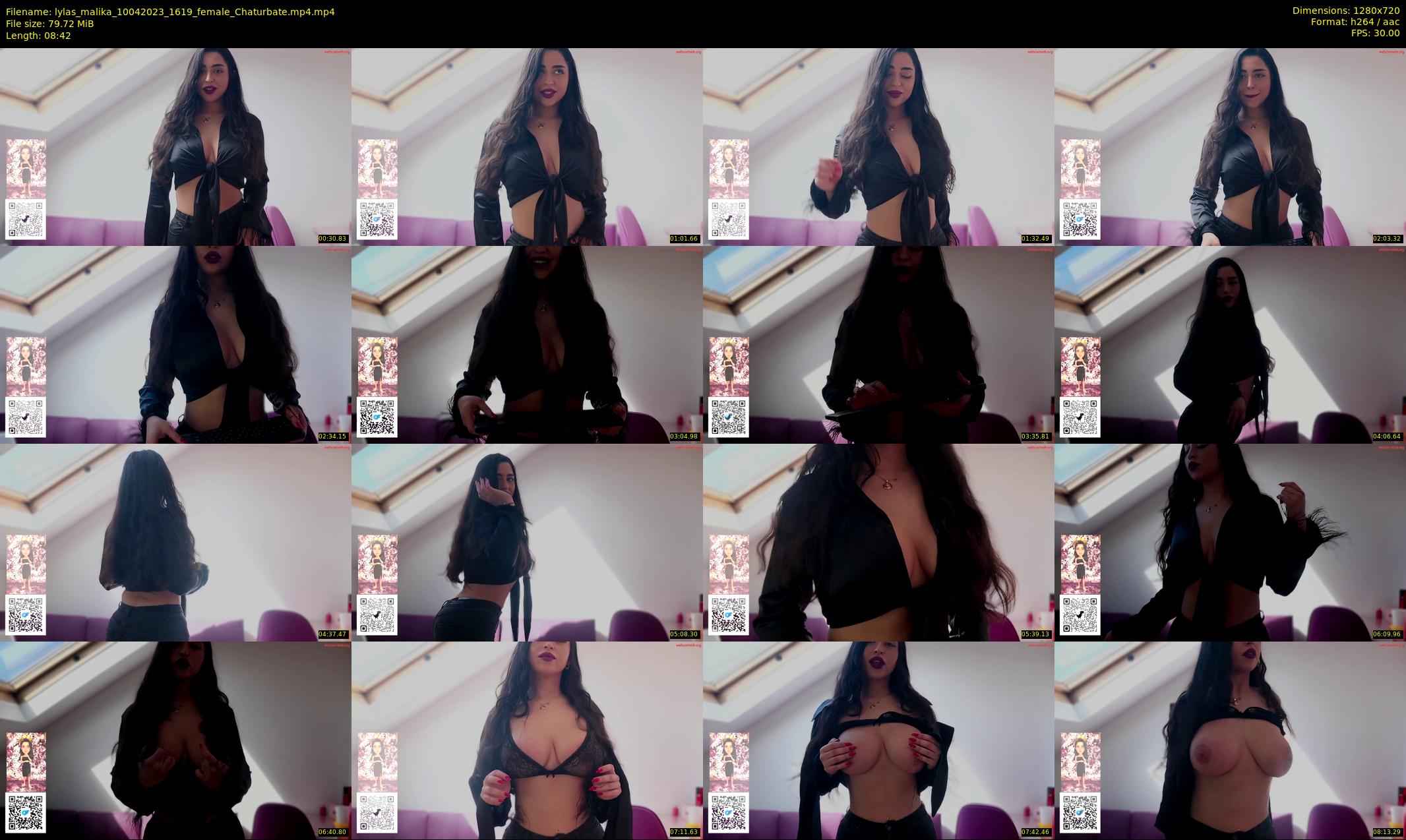 lylas_malika — 9 minute Chaturbate female cam show recording, 720p, Apr 10, 2023
