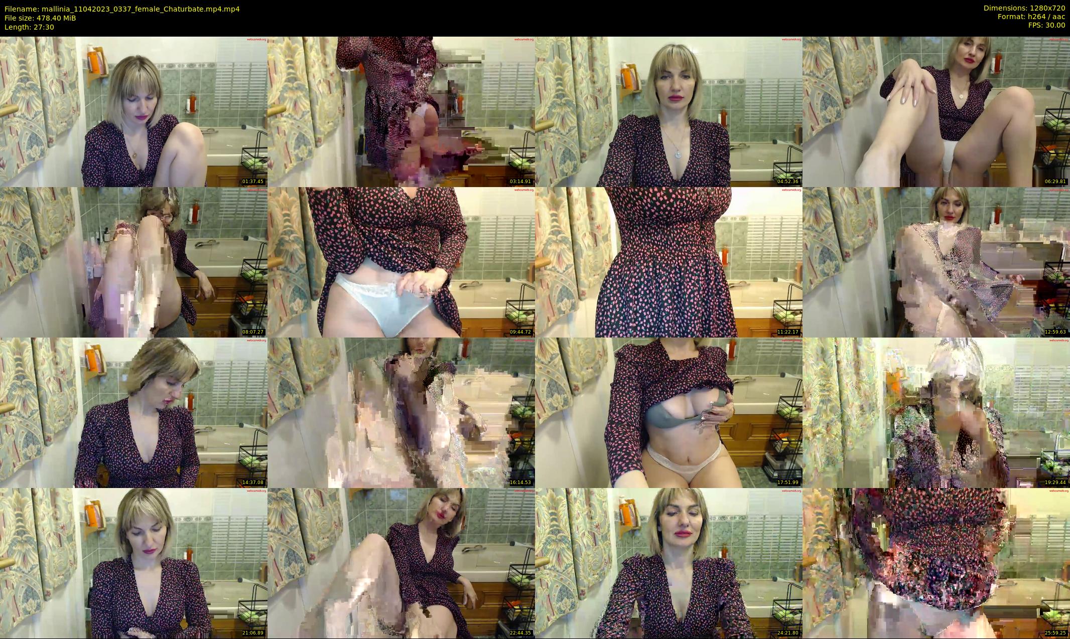 mallinia — 28 minute Chaturbate female cam show recording, 720p, Apr 11, 2023