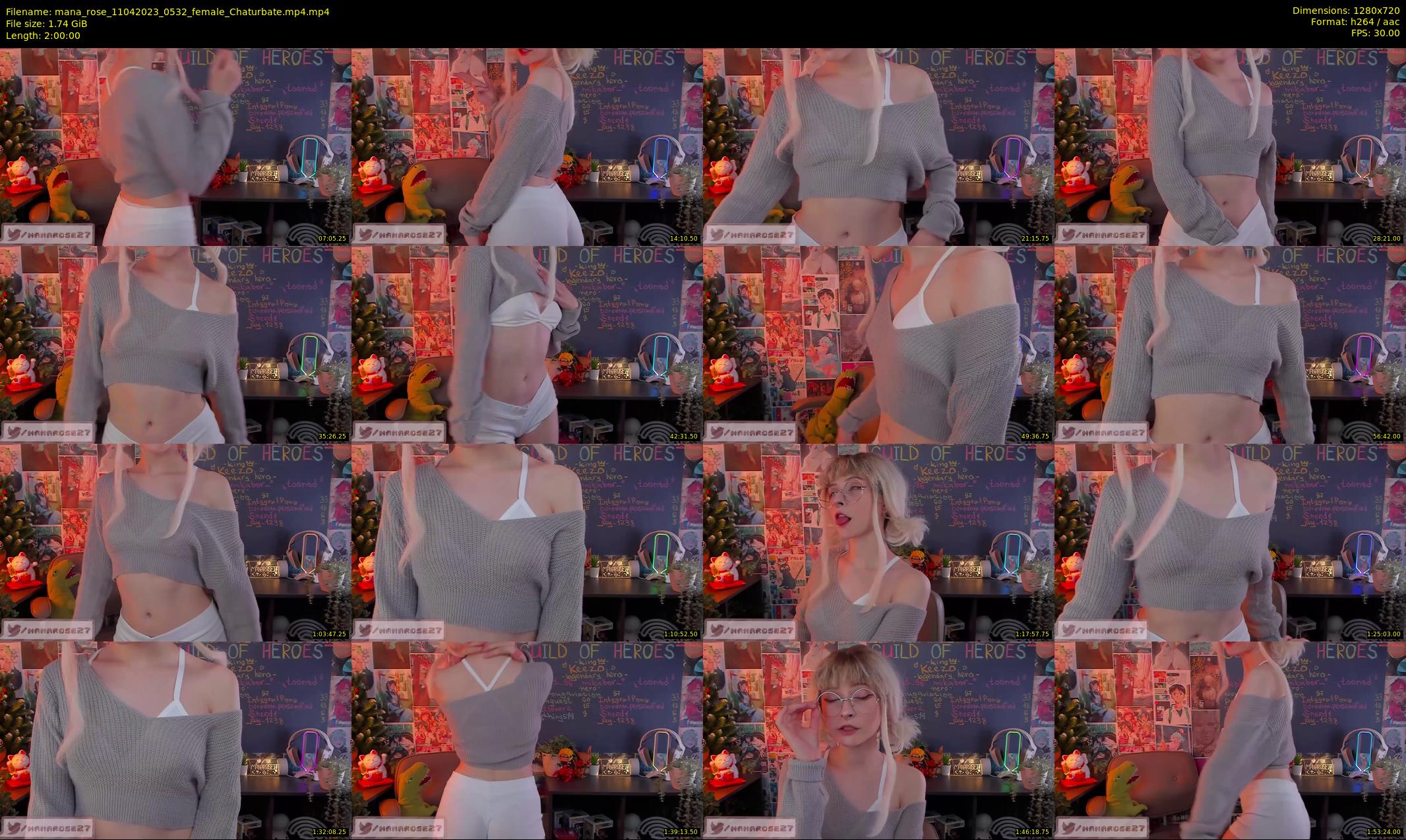 mana_rose — 120 minute Chaturbate female cam show recording, 720p, Apr 11, 2023