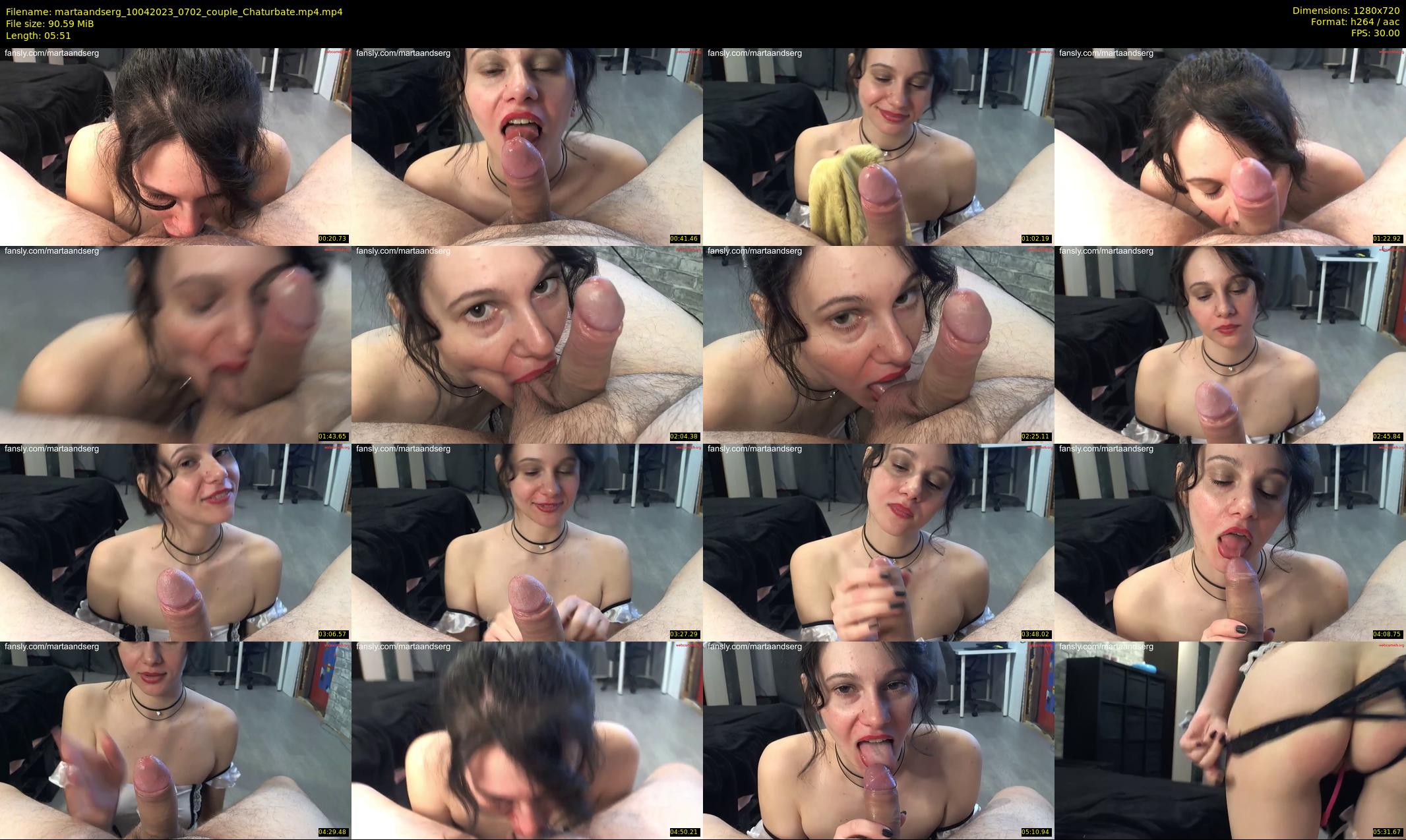 martaandserg — 6 minute Chaturbate female cam show recording, 720p, Apr 10, 2023