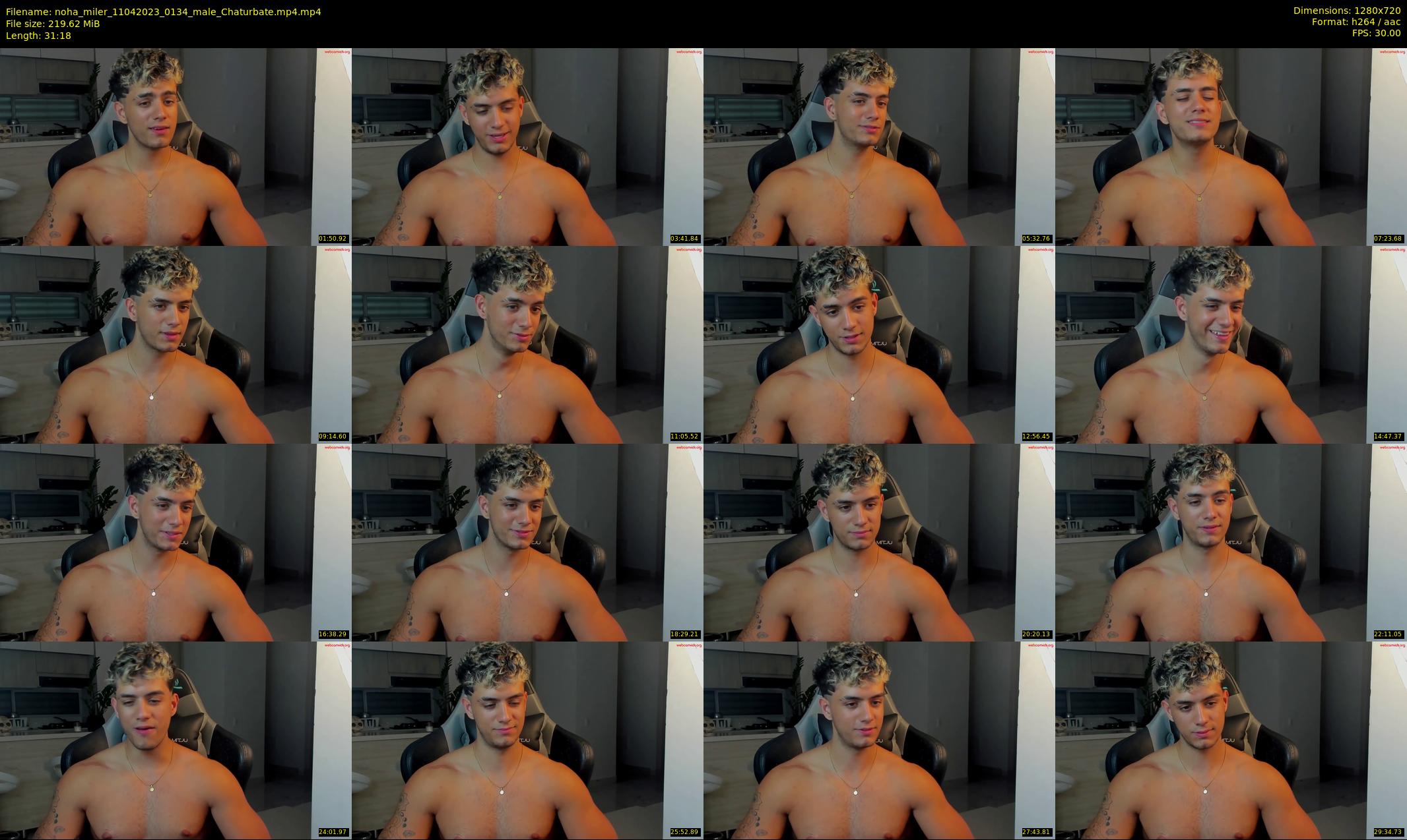 noha_miler — 32 minute Chaturbate male cam show recording, 720p, Apr 11, 2023