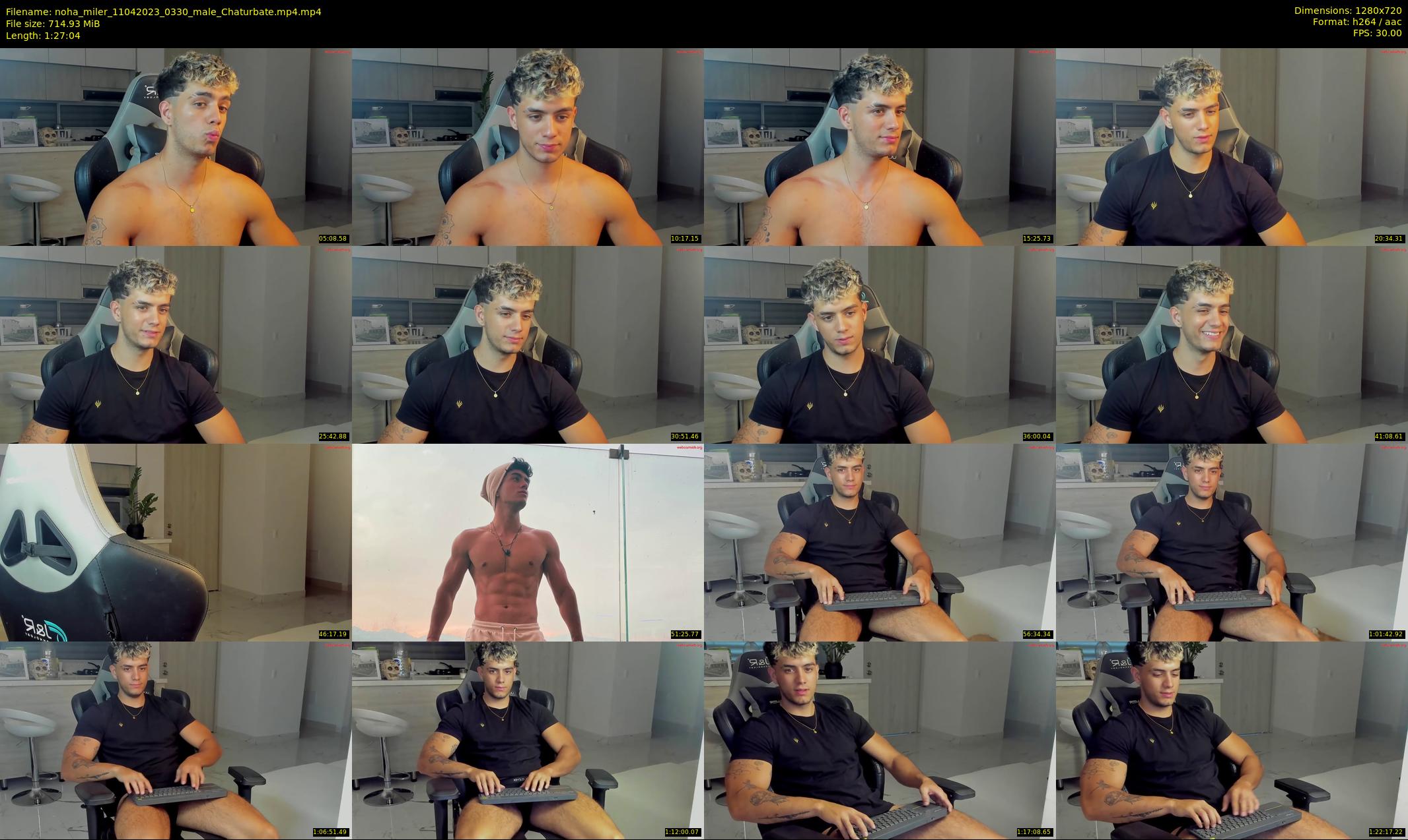noha_miler — 88 minute Chaturbate male cam show recording, 720p, Apr 11, 2023