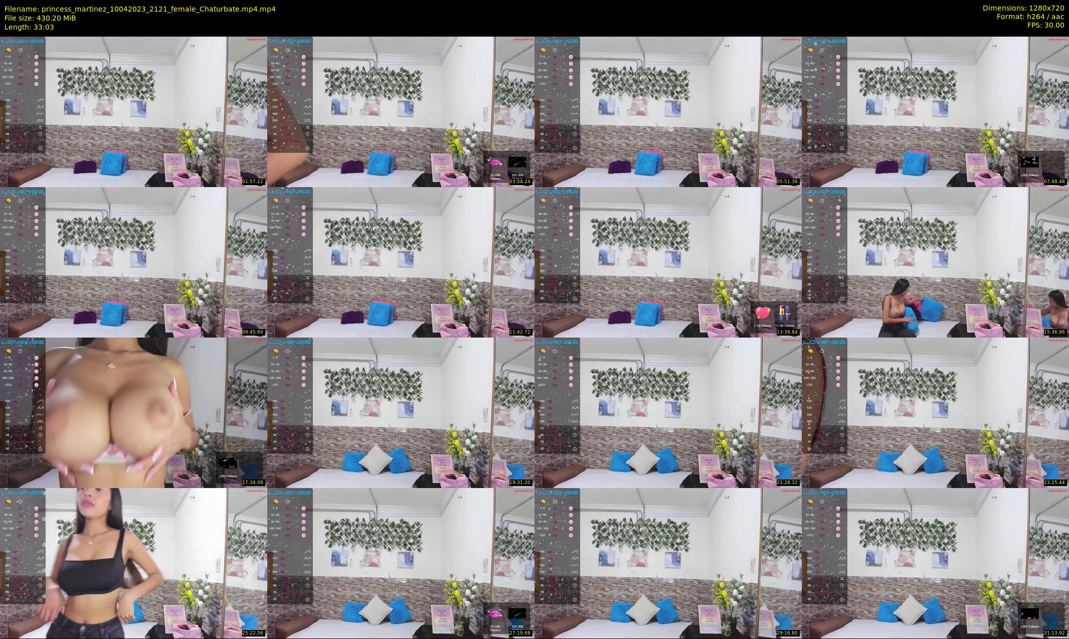 princess_martinez — 34 minute Chaturbate female cam show recording, 720p, Apr 10, 2023