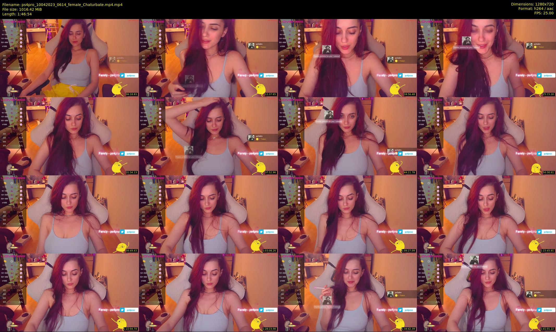 ps4pro — 107 minute Chaturbate female cam show recording, 720p, Apr 10, 2023
