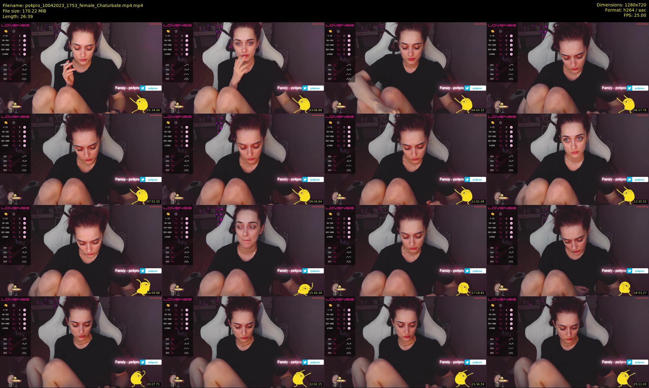 ps4pro — 27 minute Chaturbate female cam show recording, 720p, Apr 10, 2023