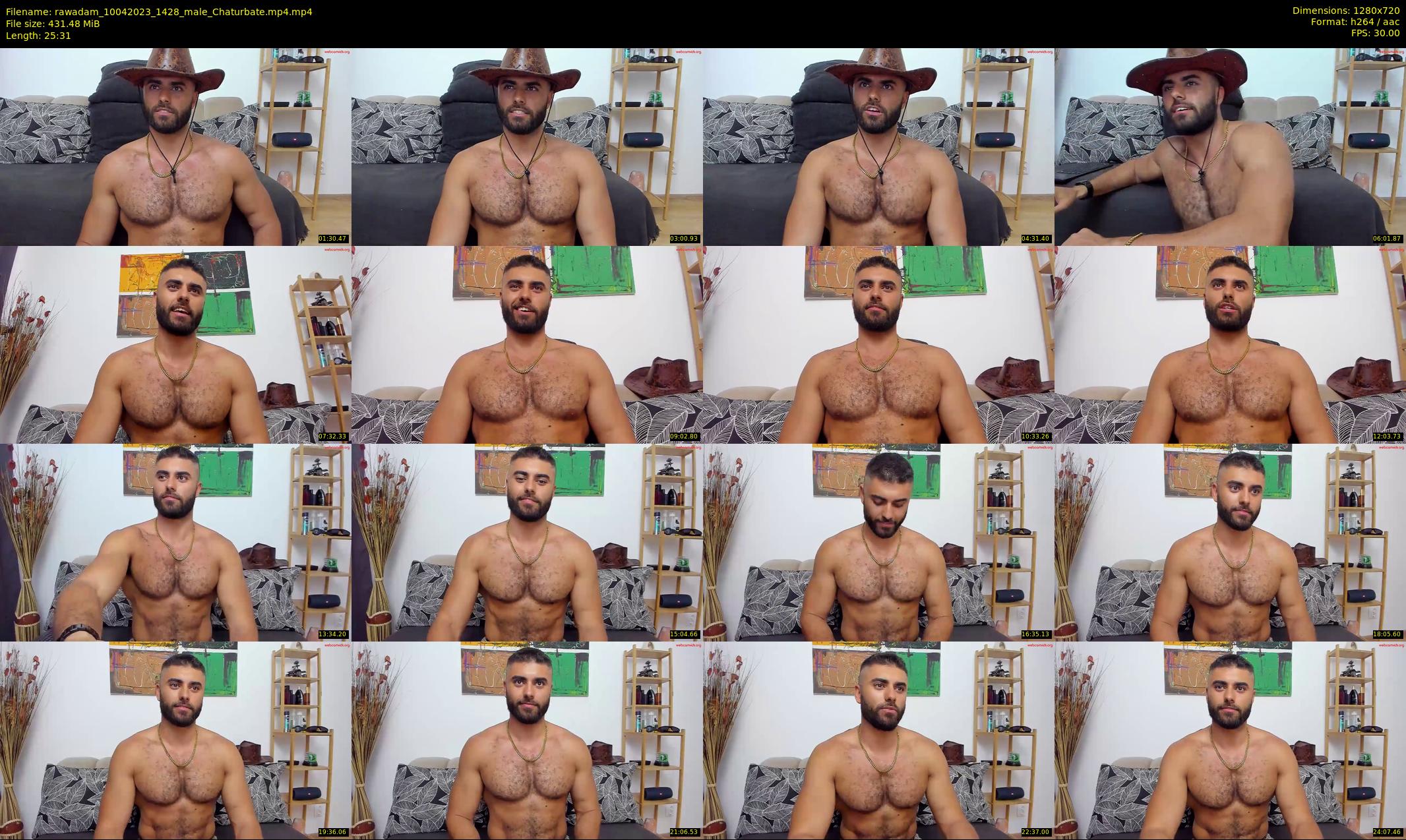 rawadam — 26 minute Chaturbate male cam show recording, 720p, Apr 10, 2023