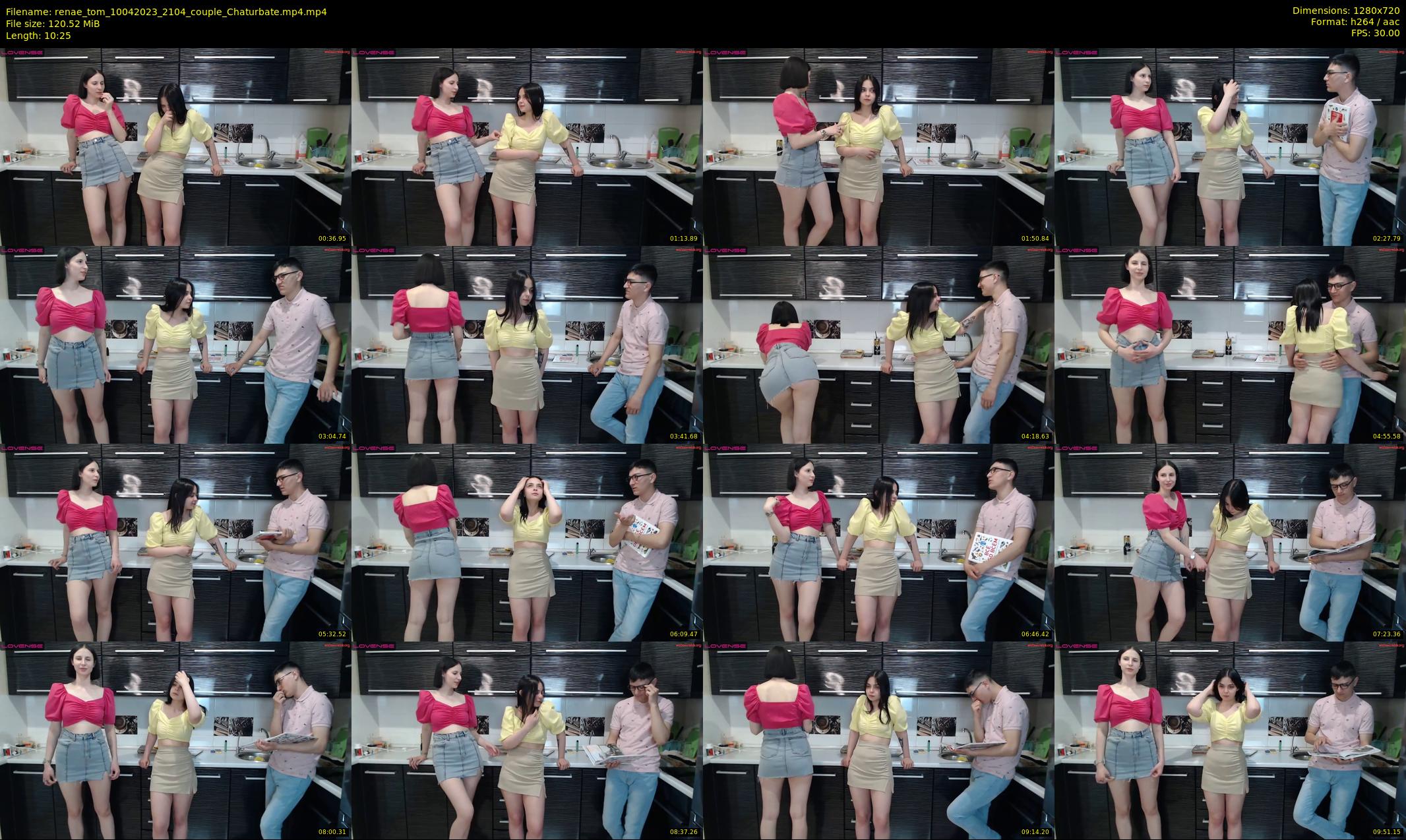 renae_tom — 11 minute Chaturbate couple cam show recording, 720p, Apr 10, 2023