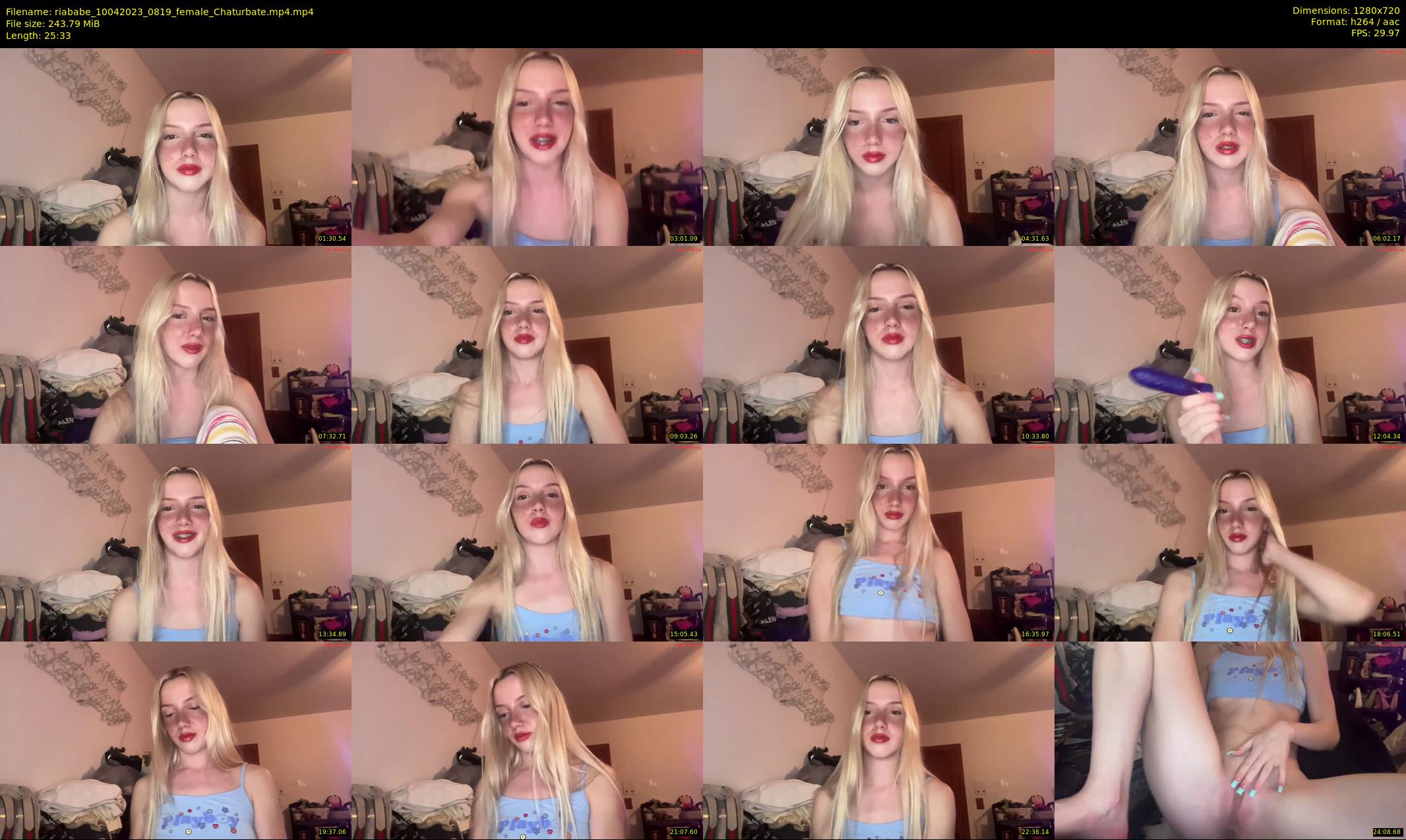 riababe — 26 minute Chaturbate female cam show recording, 720p, Apr 10, 2023