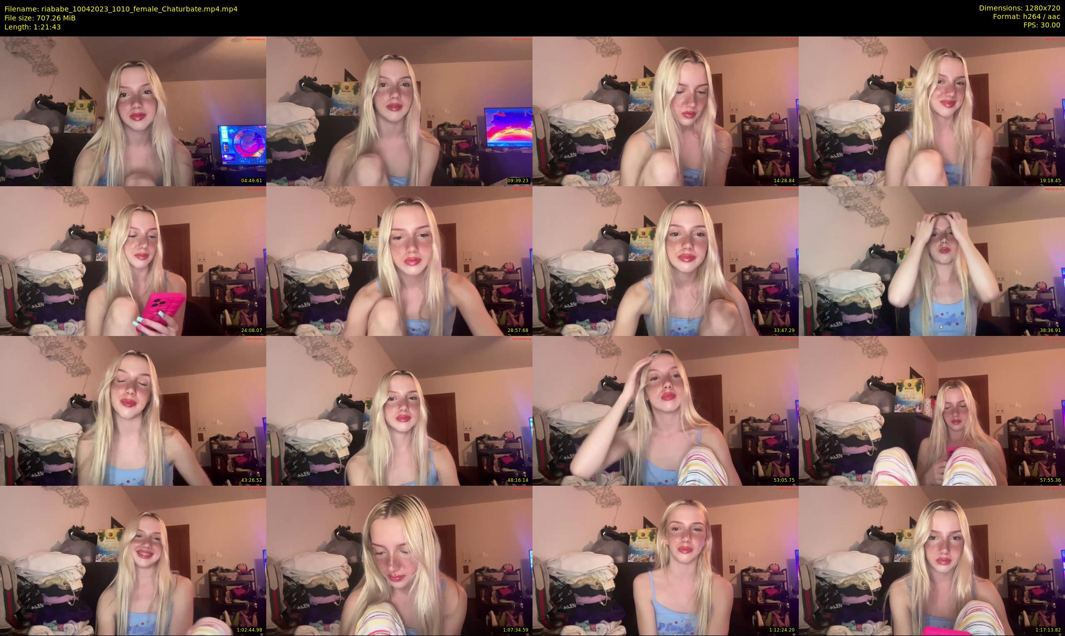 riababe — 82 minute Chaturbate female cam show recording, 720p, Apr 10, 2023