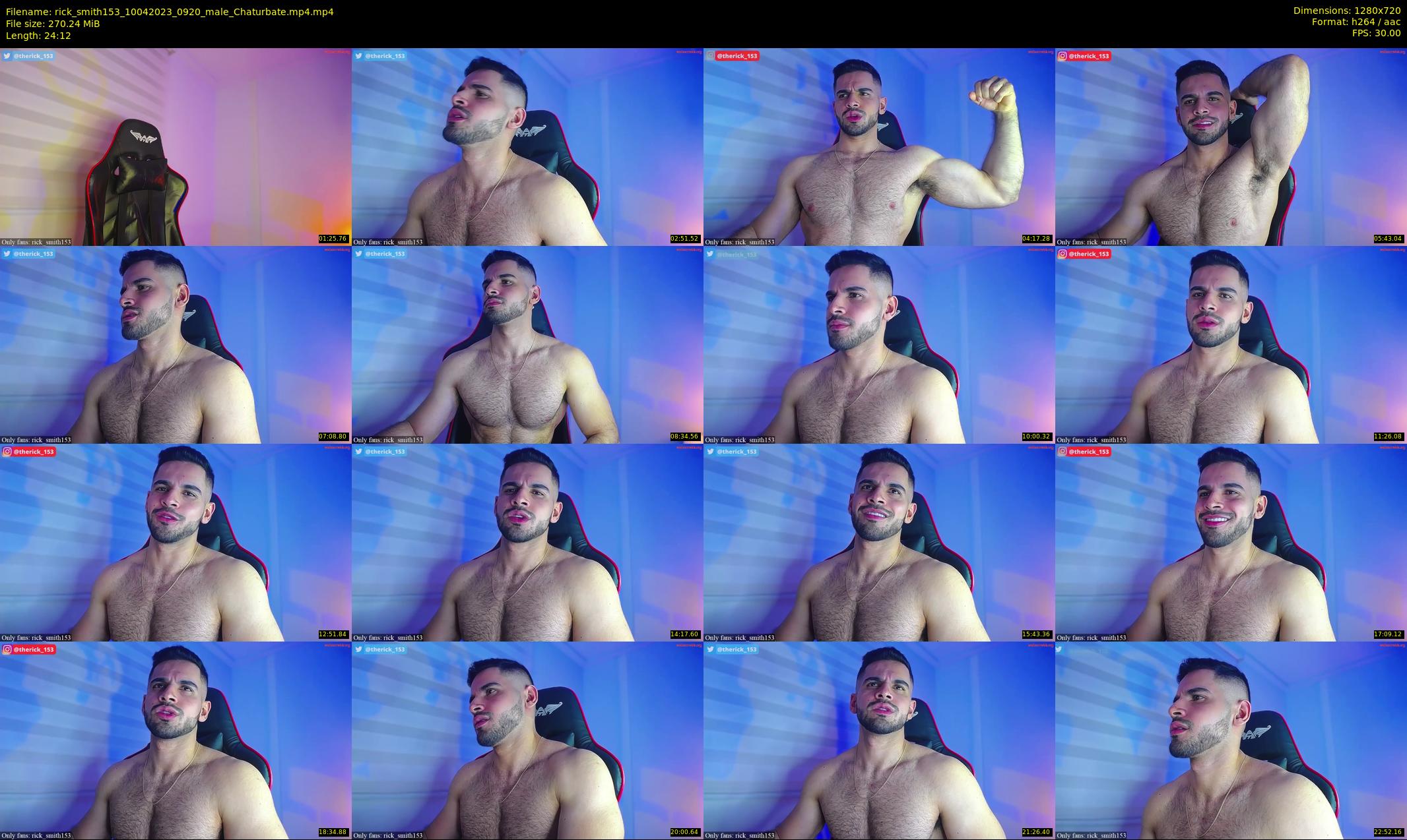 rick_smith153 — 25 minute Chaturbate male cam show recording, 720p, Apr 10, 2023