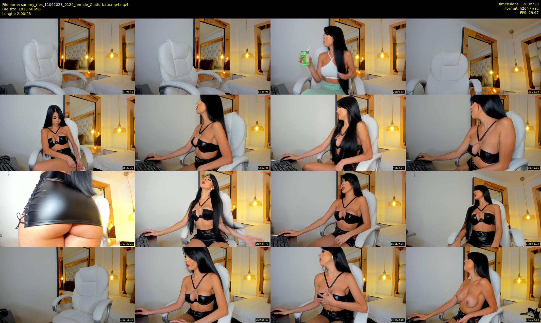 sammy_rios — 121 minute Chaturbate female cam show recording, 720p, Apr 11, 2023