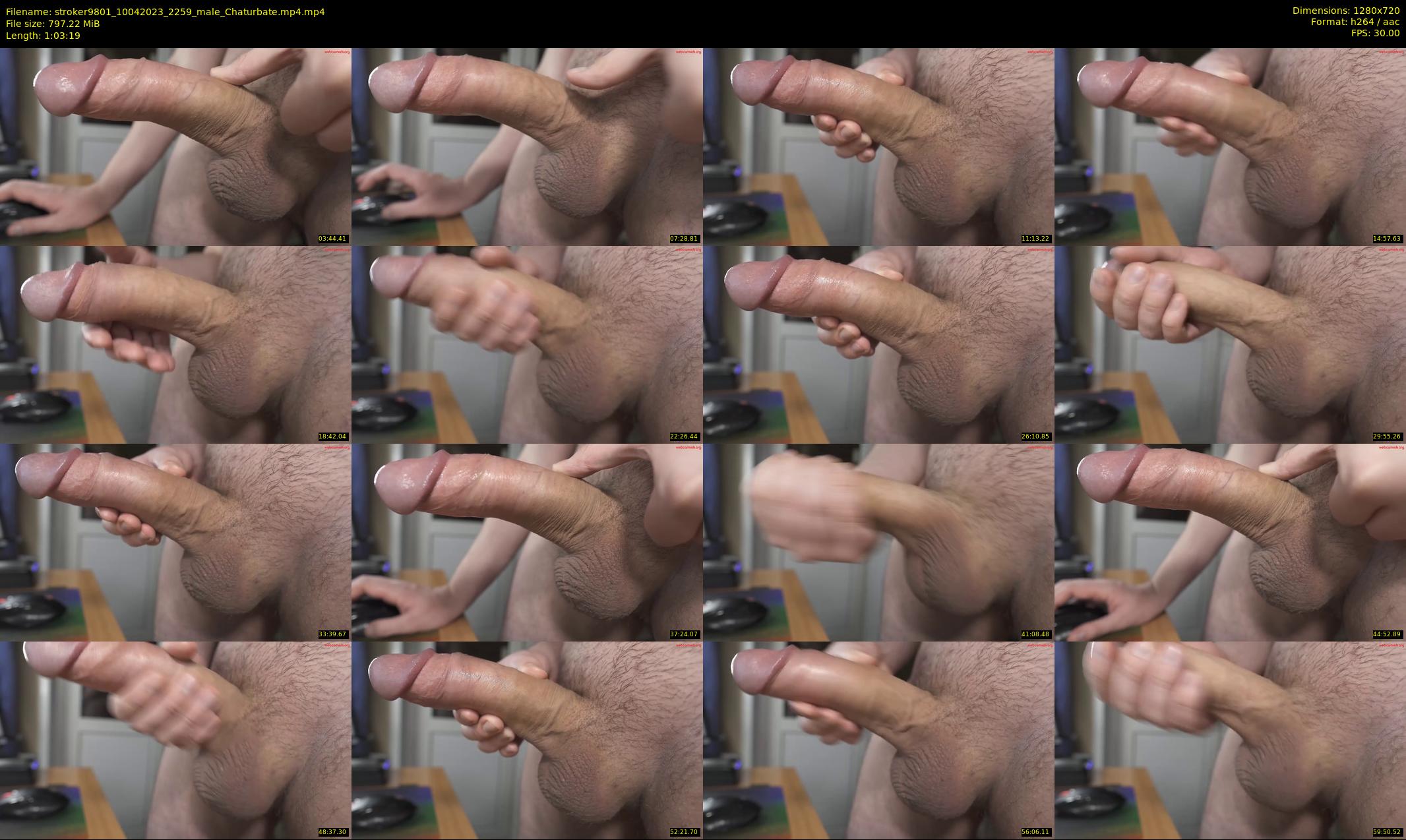 stroker9801 — 64 minute Chaturbate male cam show recording, 720p, Apr 10, 2023