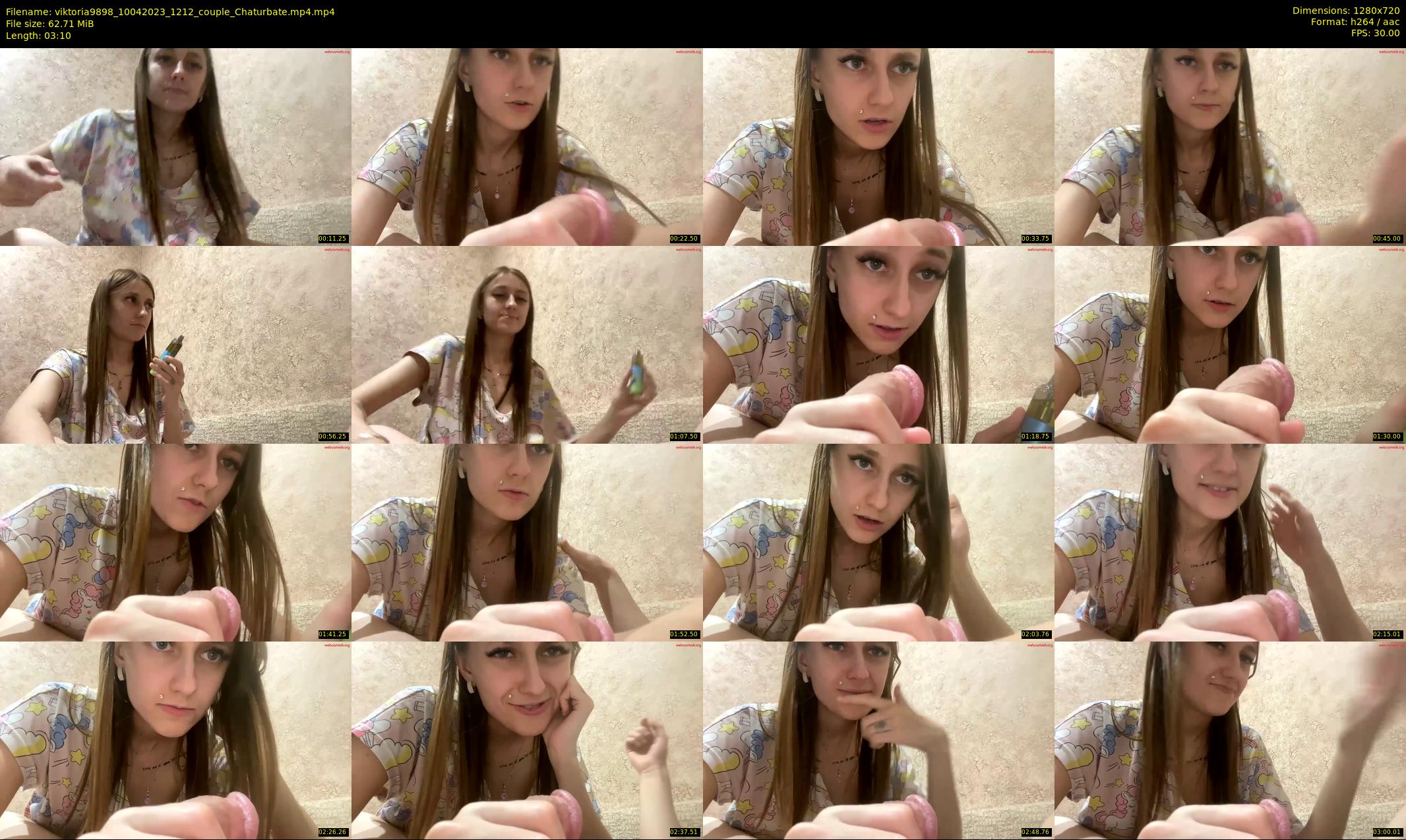 viktoria9898 — 4 minute Chaturbate couple cam show recording, 720p, Apr 10, 2023