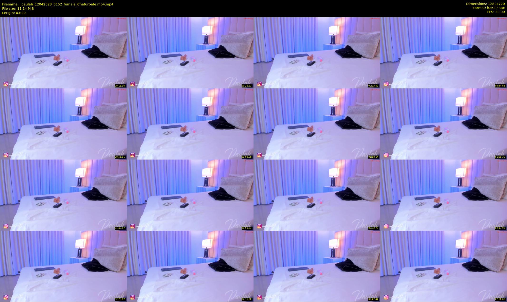 _paulah — 4 minute Chaturbate female cam show recording, 720p, Apr 12, 2023