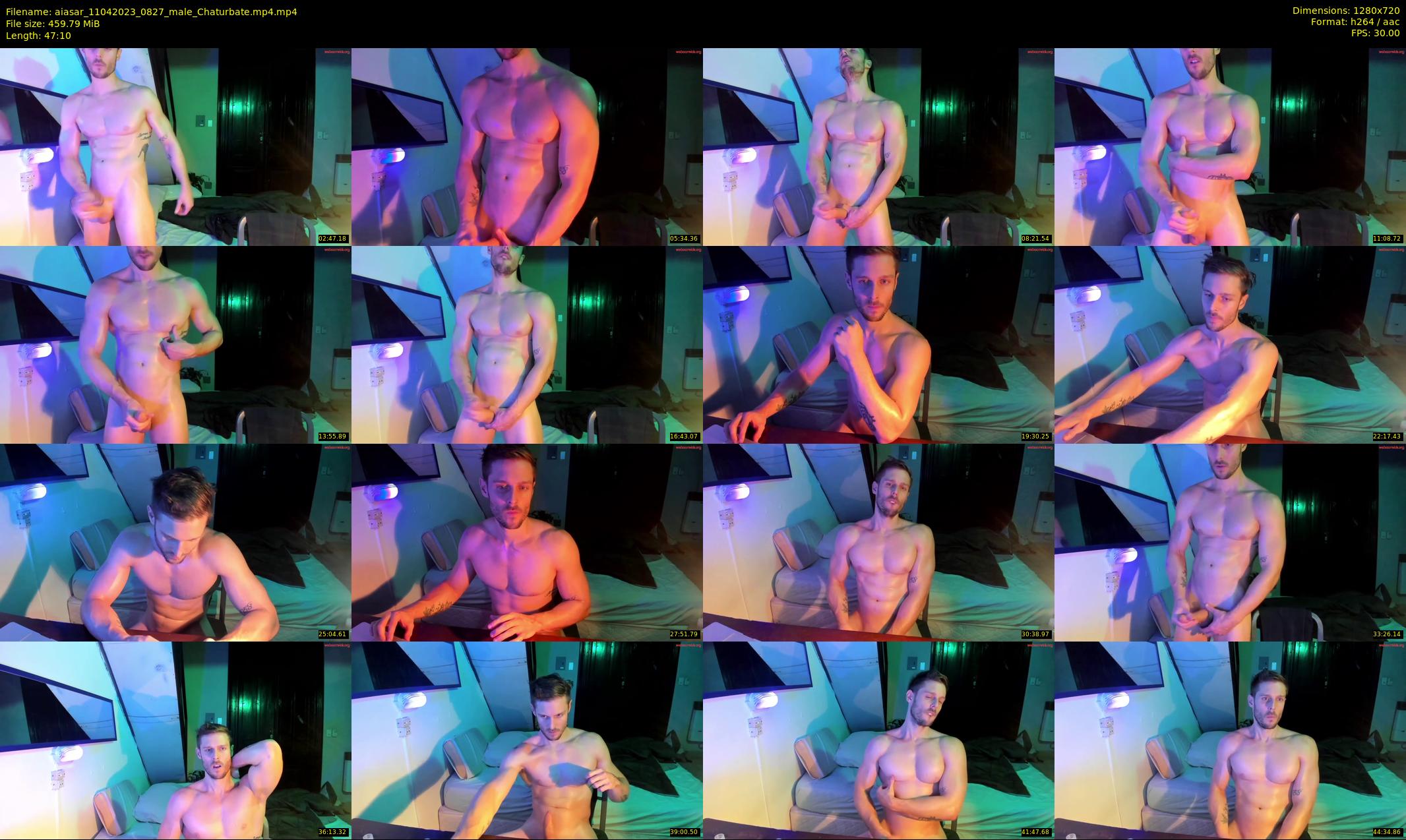 aiasar — 48 minute Chaturbate male cam show recording, 720p, Apr 11, 2023