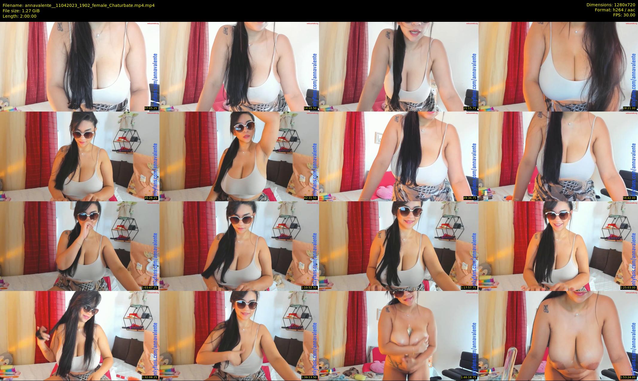 annavalente_ — 120 minute Chaturbate female cam show recording, 720p, Apr 11, 2023