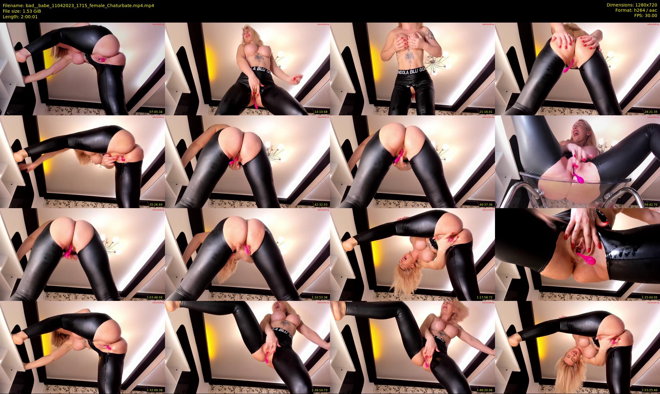 bad__babe — 121 minute Chaturbate female cam show recording, 720p, Apr 11, 2023