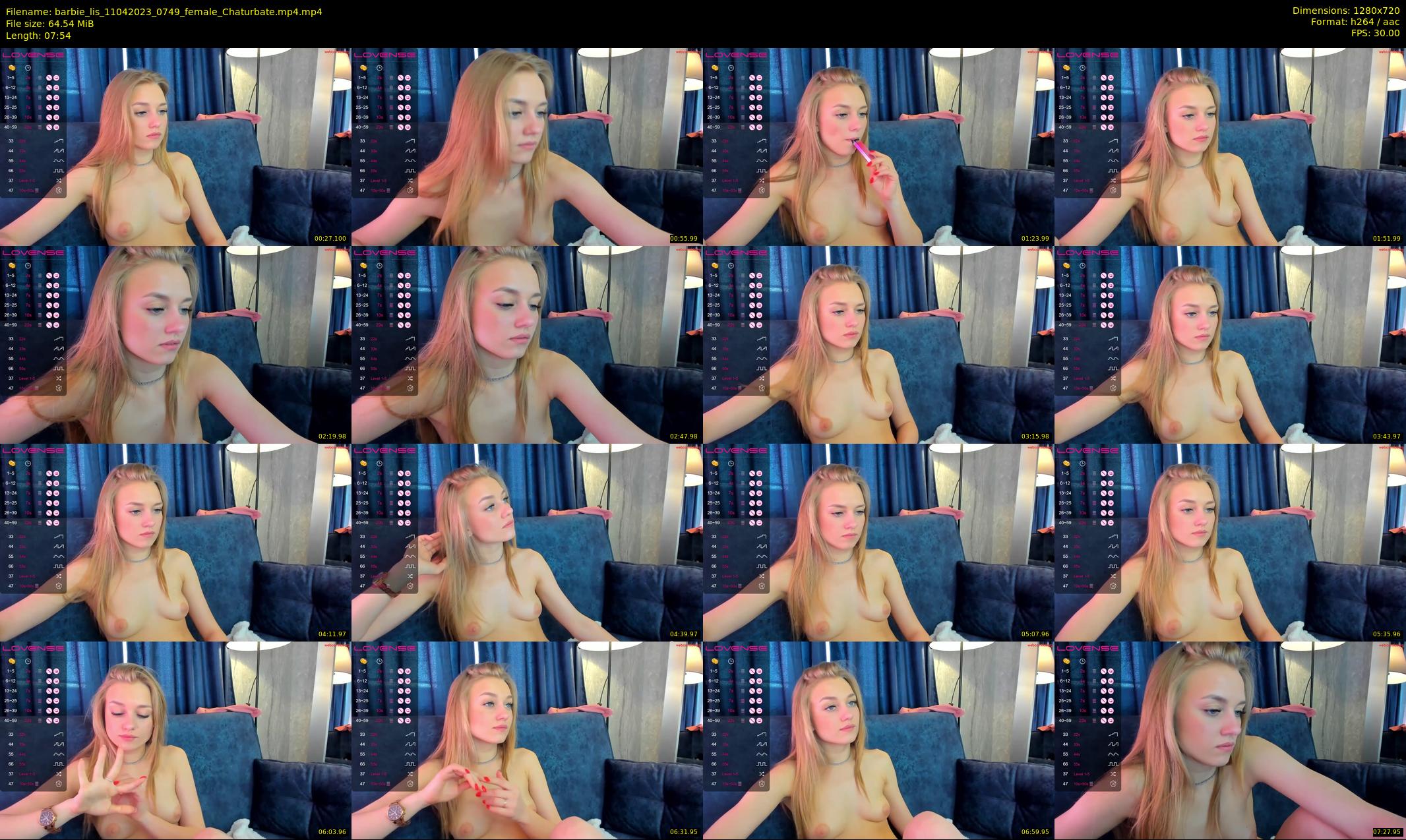 barbie_lis — 8 minute Chaturbate female cam show recording, 720p, Apr 11, 2023