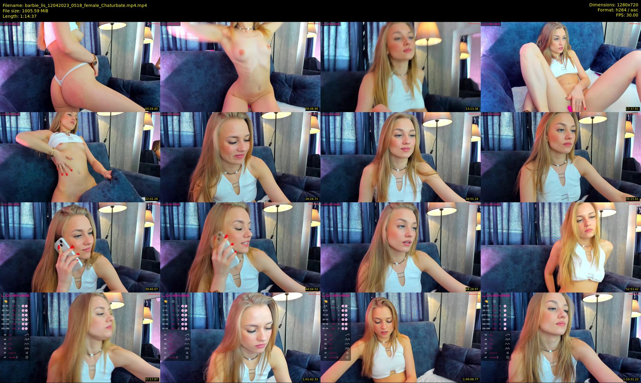 barbie_lis — 75 minute Chaturbate female cam show recording, 720p, Apr 12, 2023