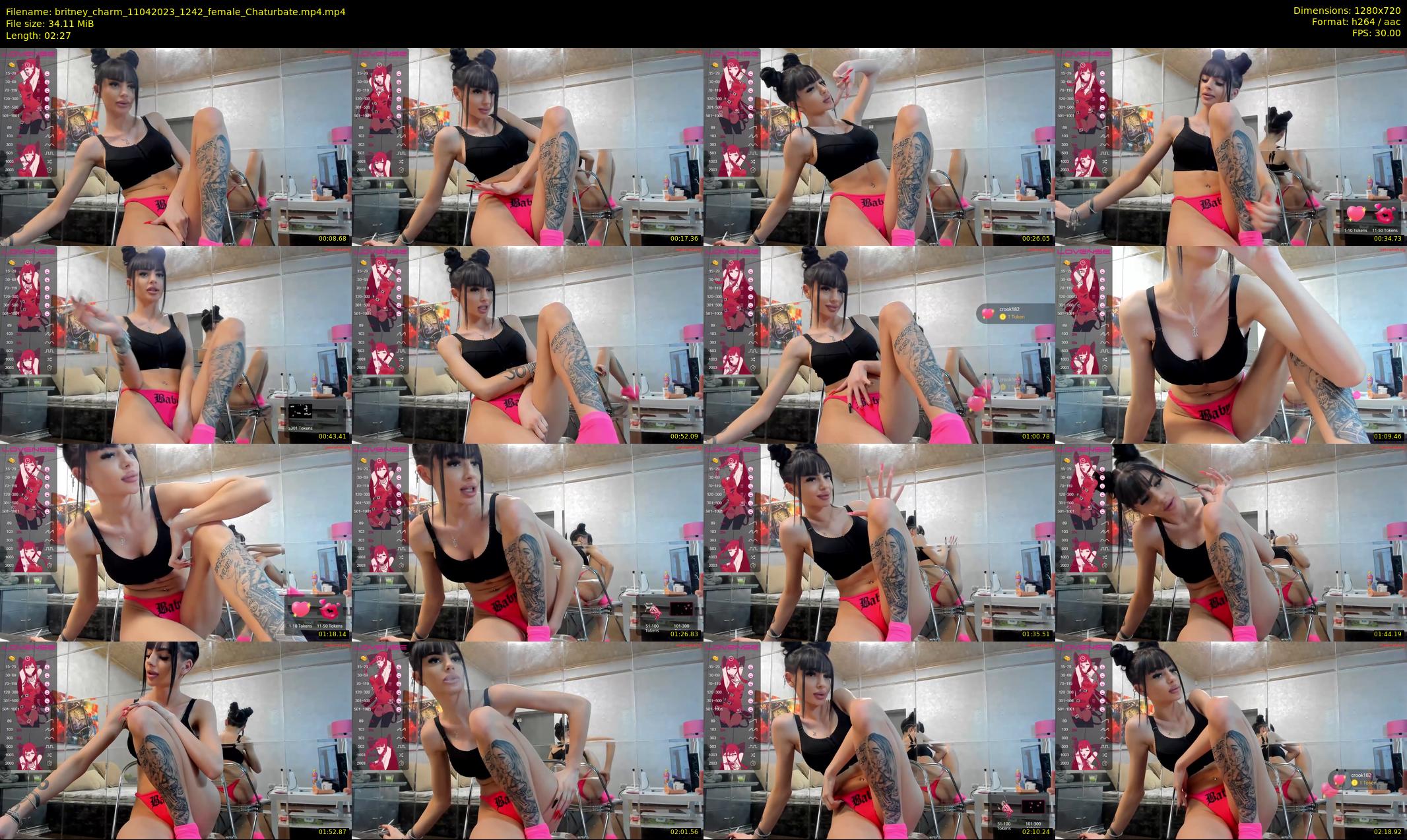 britney_charm — 3 minute Chaturbate female cam show recording, 720p, Apr 11, 2023
