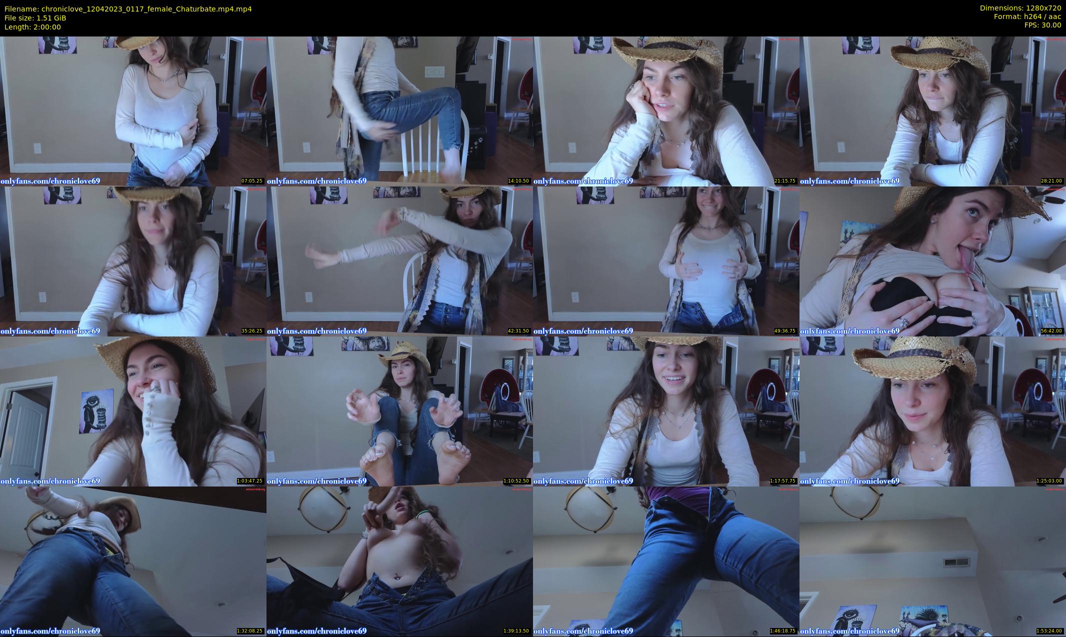 chroniclove — 120 minute Chaturbate female cam show recording, 720p, Apr 12, 2023