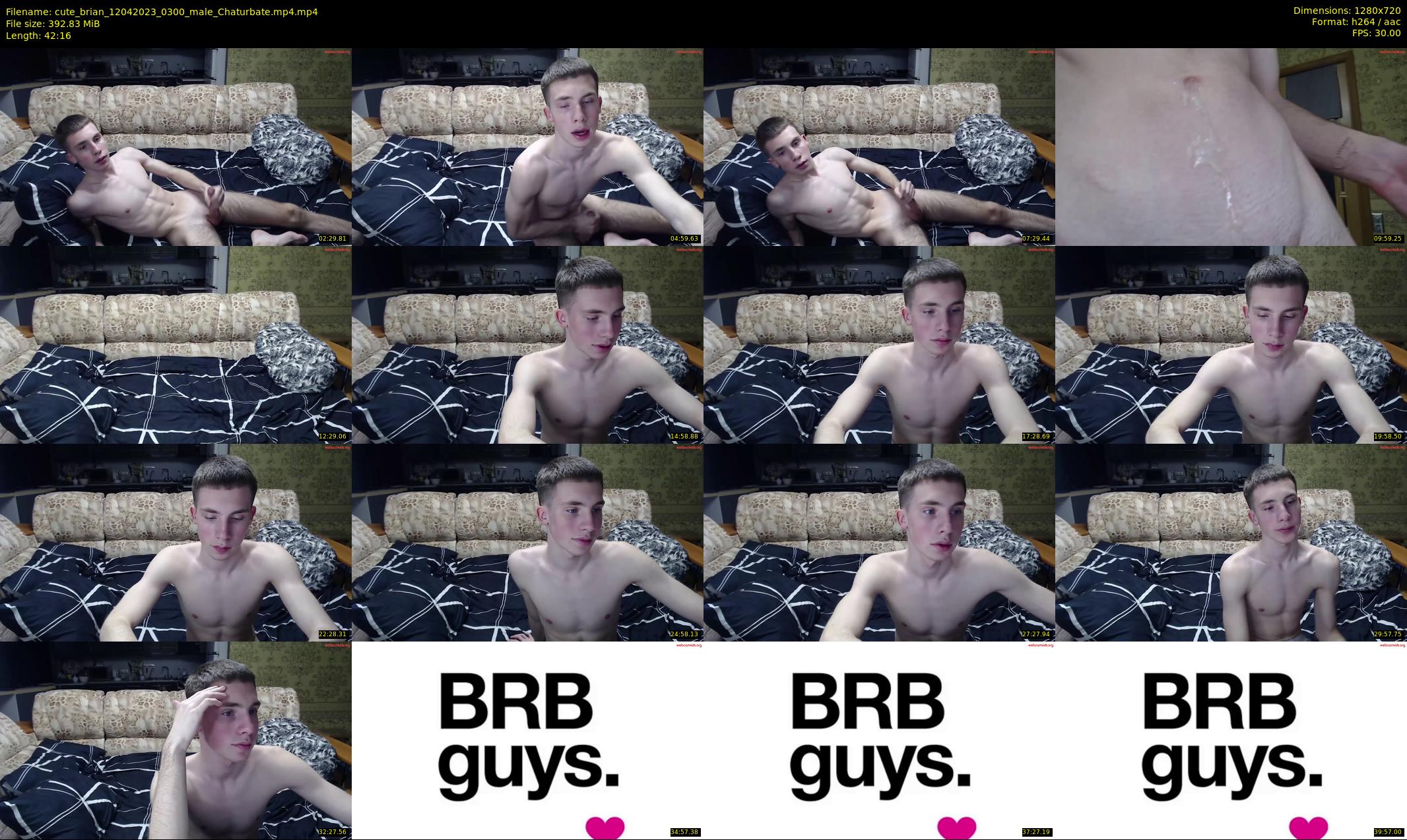 cute_brian — 43 minute Chaturbate male cam show recording, 720p, Apr 12, 2023