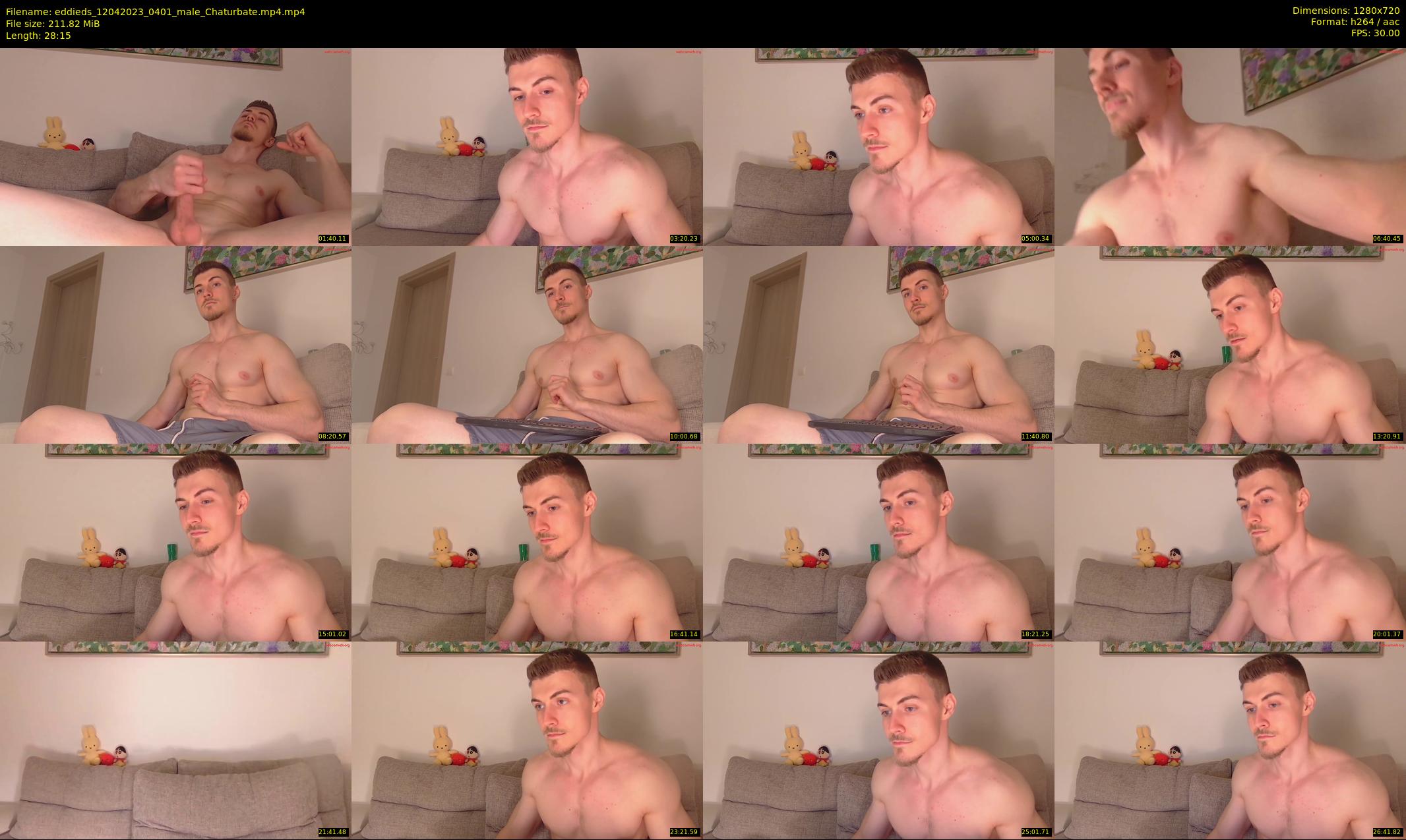 eddieds — 29 minute Chaturbate male cam show recording, 720p, Apr 12, 2023