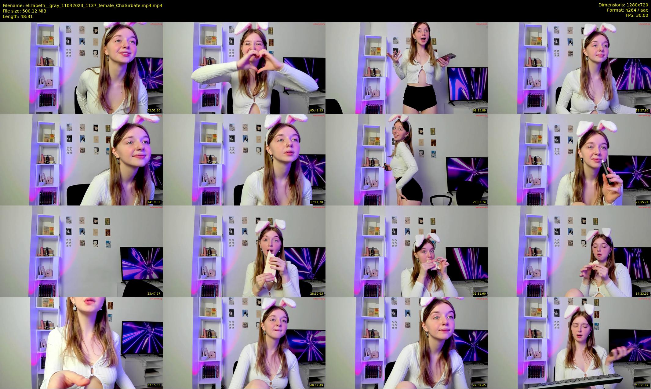 elizabeth__gray — 49 minute Chaturbate female cam show recording, 720p, Apr 11, 2023