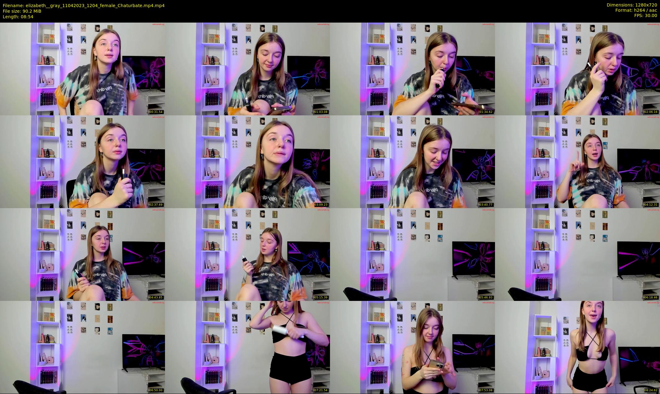 elizabeth__gray — 9 minute Chaturbate female cam show recording, 720p, Apr 11, 2023