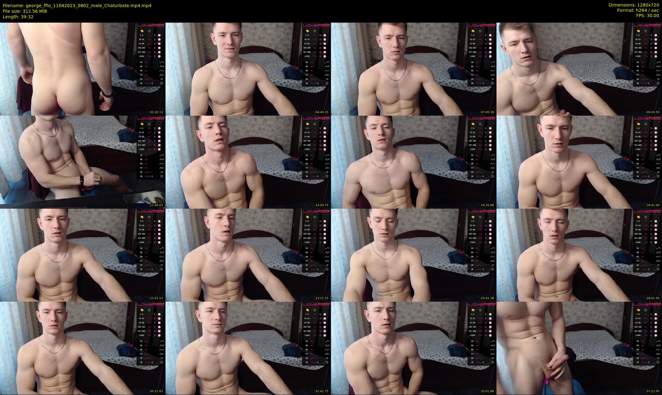george_fflo — 40 minute Chaturbate male cam show recording, 720p, Apr 11, 2023