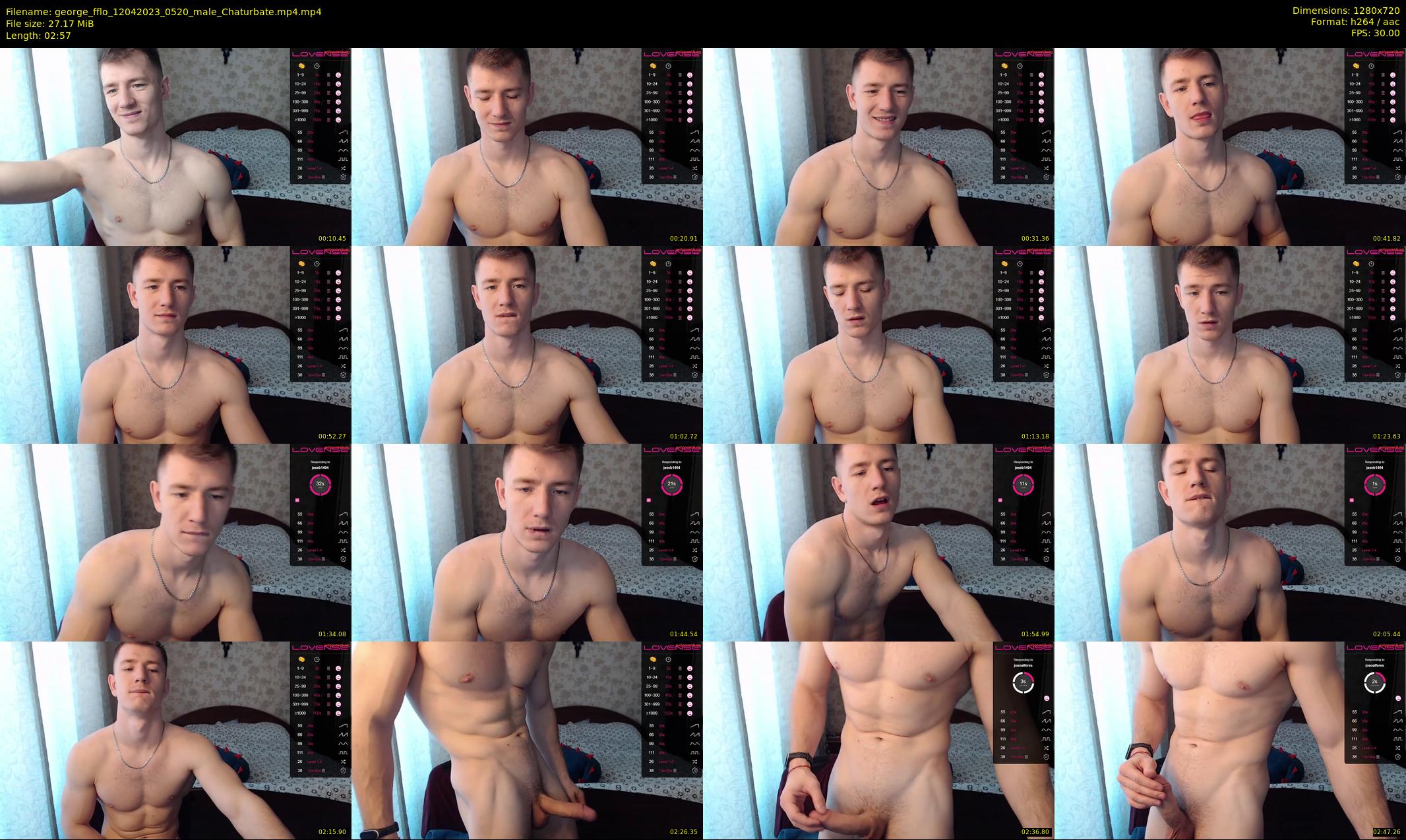 george_fflo — 3 minute Chaturbate male cam show recording, 720p, Apr 12, 2023