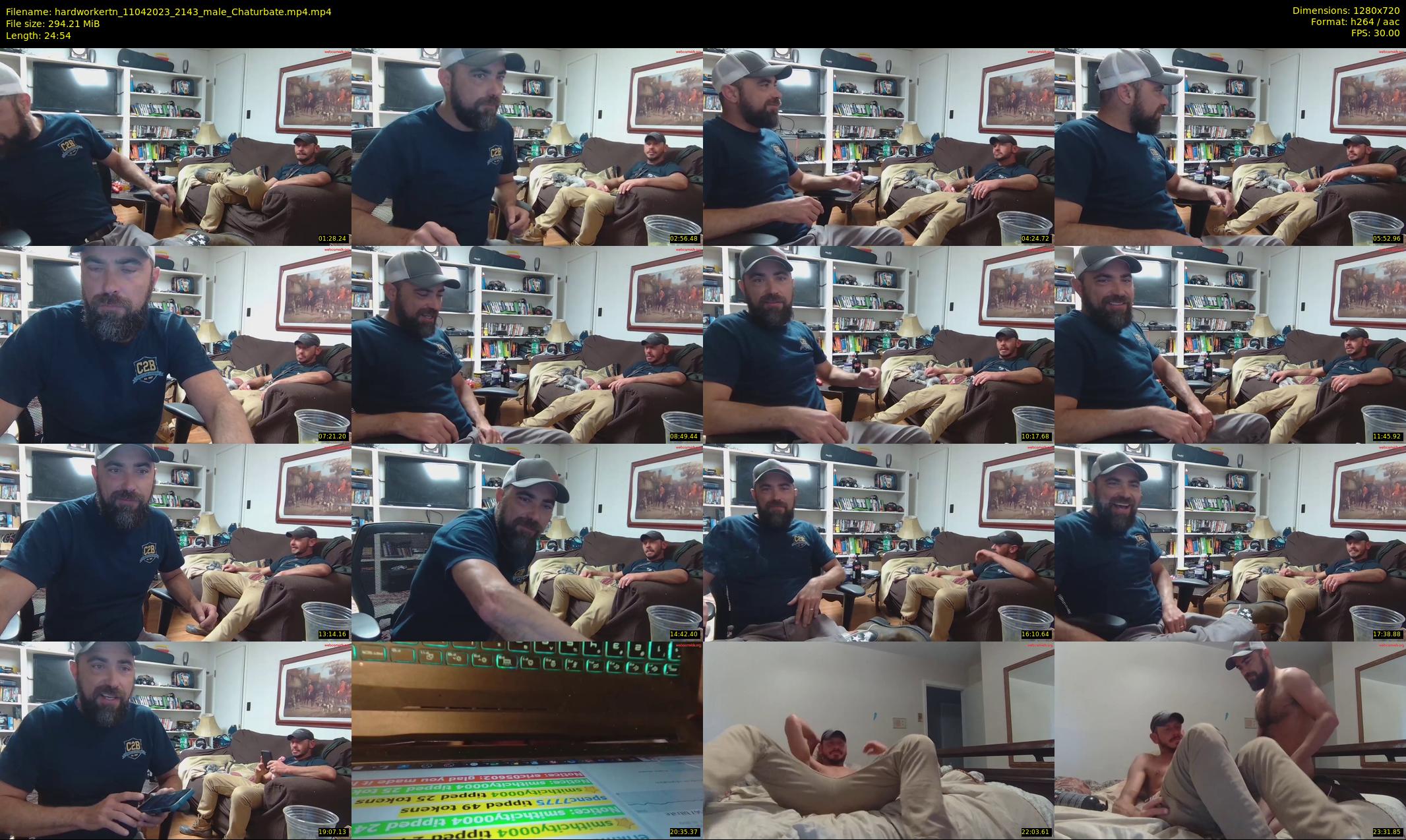 hardworkertn — 25 minute Chaturbate male cam show recording, 720p, Apr 11, 2023