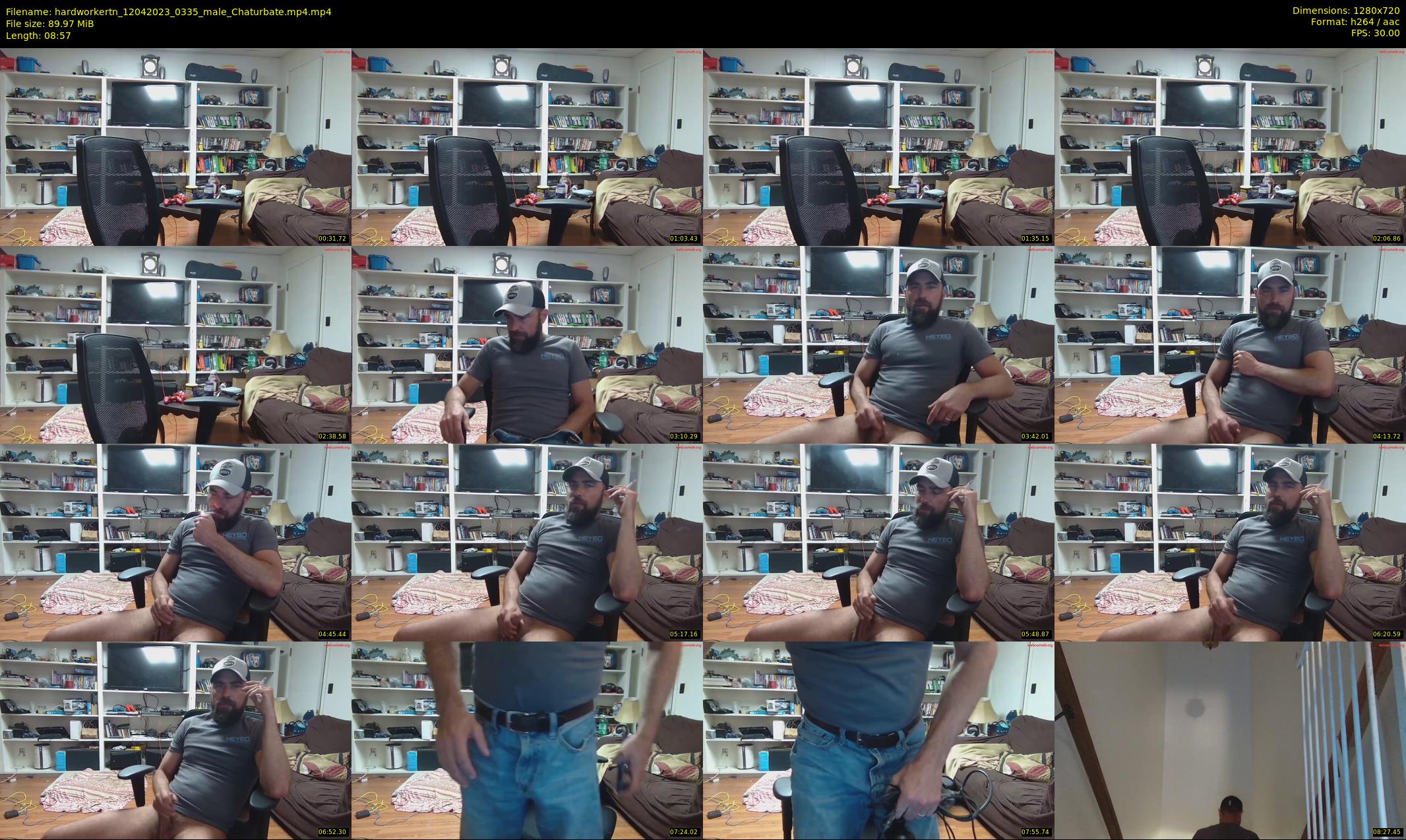 hardworkertn — 9 minute Chaturbate male cam show recording, 720p, Apr 12, 2023