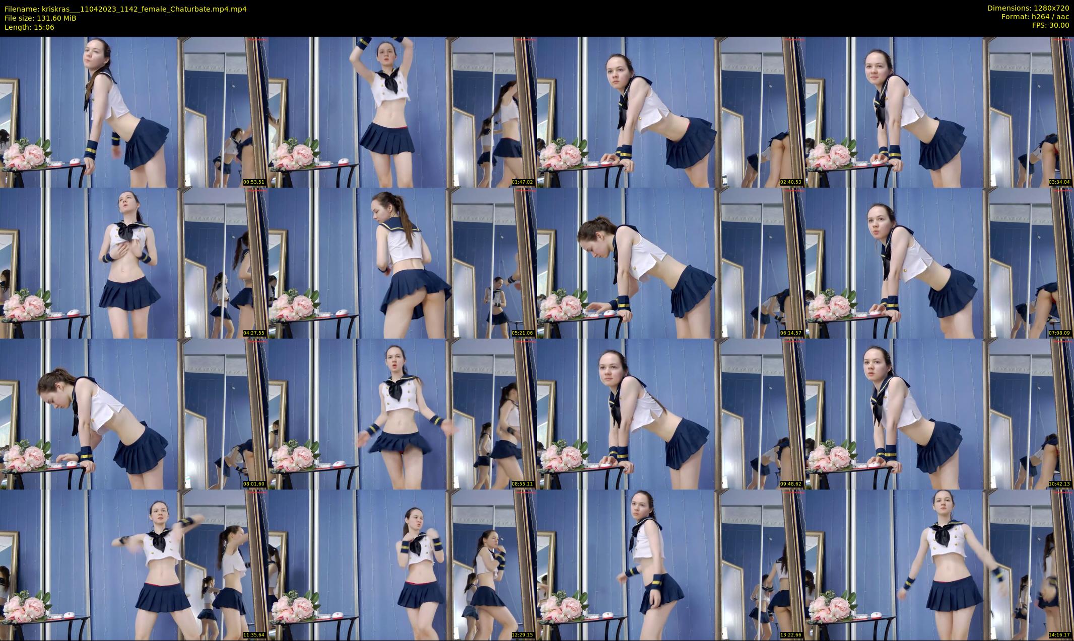 kriskras__ — 16 minute Chaturbate female cam show recording, 720p, Apr 11, 2023