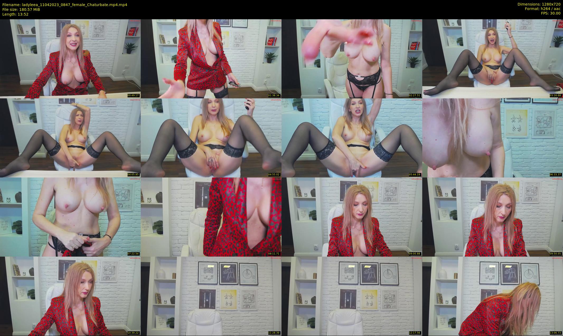 ladyleea — 14 minute Chaturbate female cam show recording, 720p, Apr 11, 2023