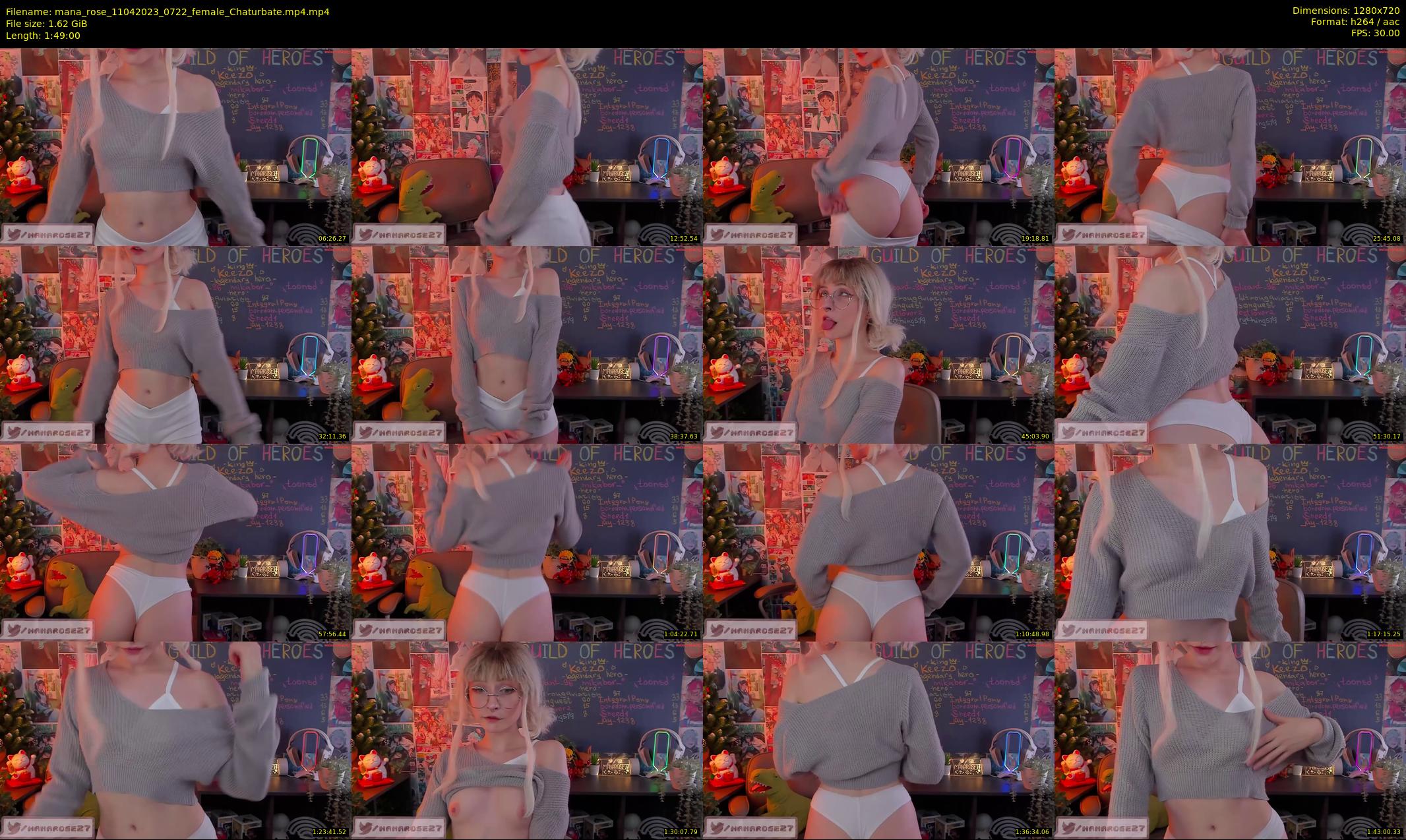 mana_rose — 109 minute Chaturbate female cam show recording, 720p, Apr 11, 2023