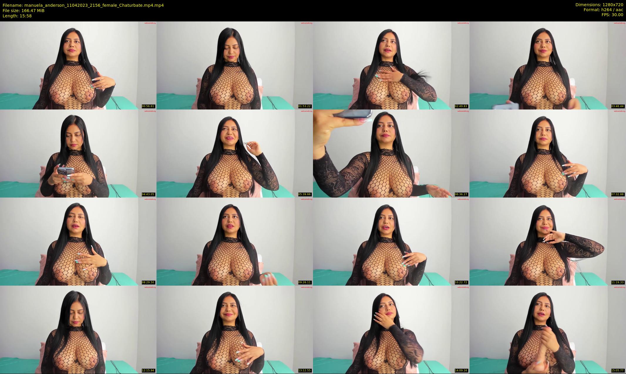 manuela_anderson — 16 minute Chaturbate female cam show recording, 720p, Apr 11, 2023