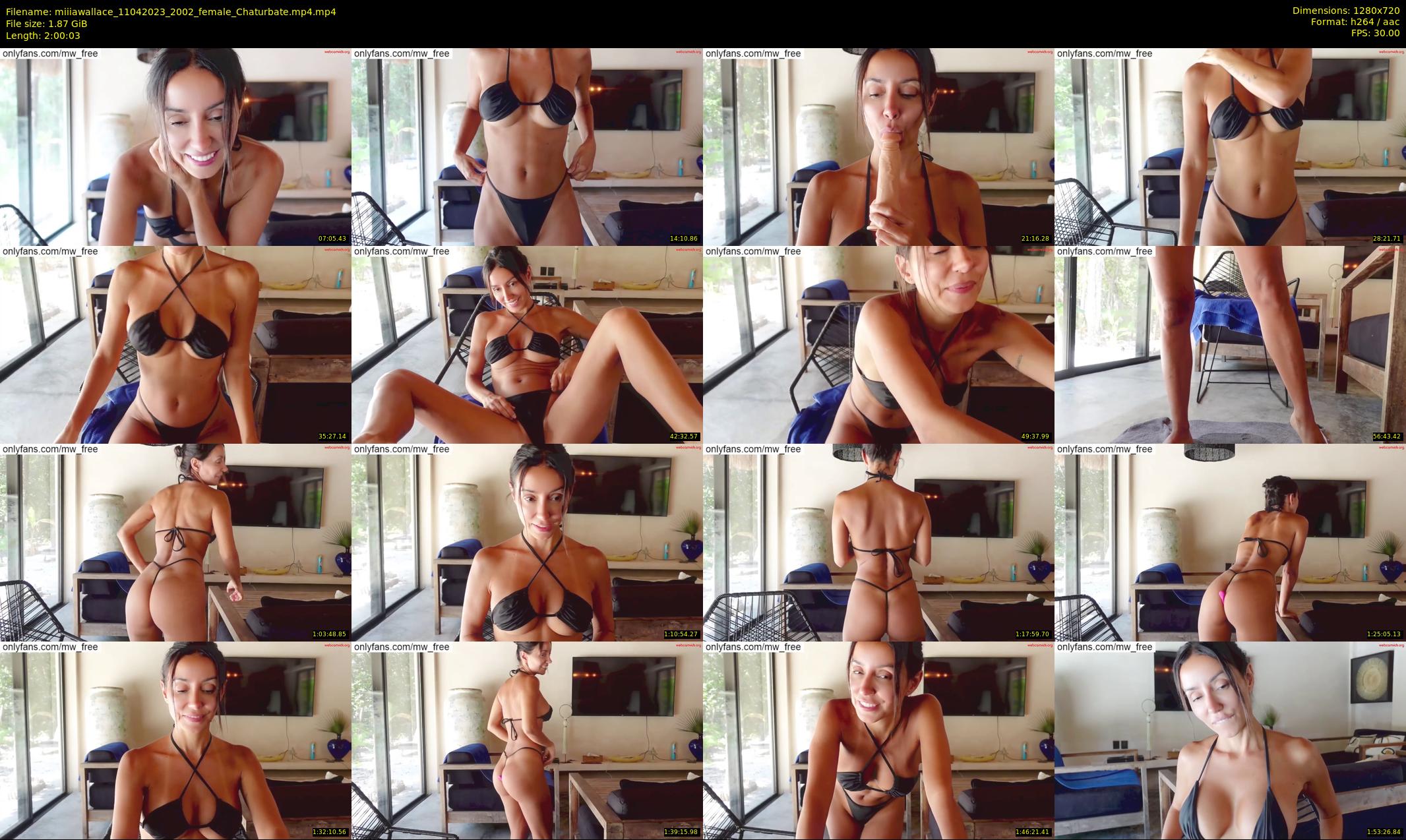 miiiawallace — 121 minute Chaturbate female cam show recording, 720p, Apr 11, 2023