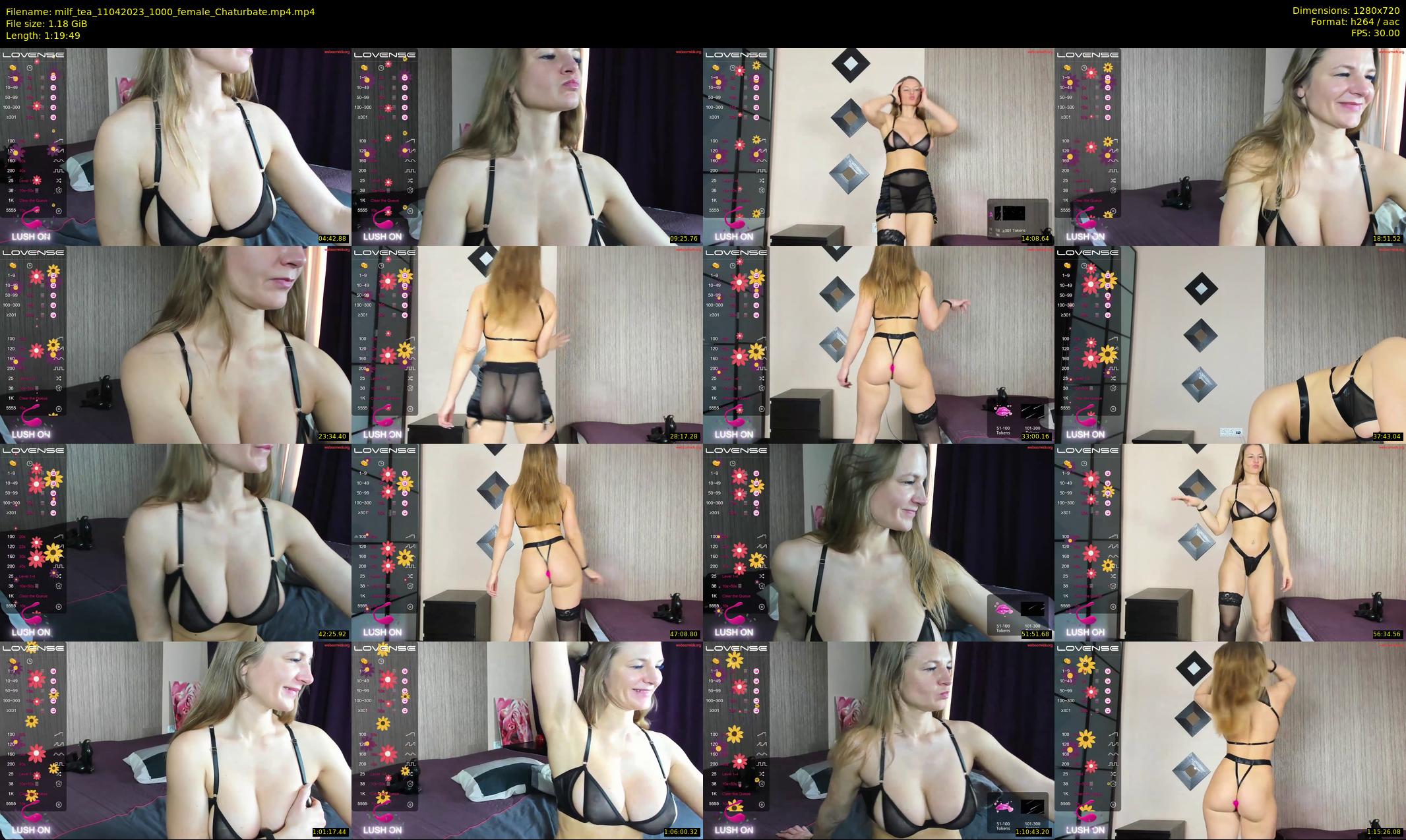 milf_tea — 80 minute Chaturbate female cam show recording, 720p, Apr 11, 2023