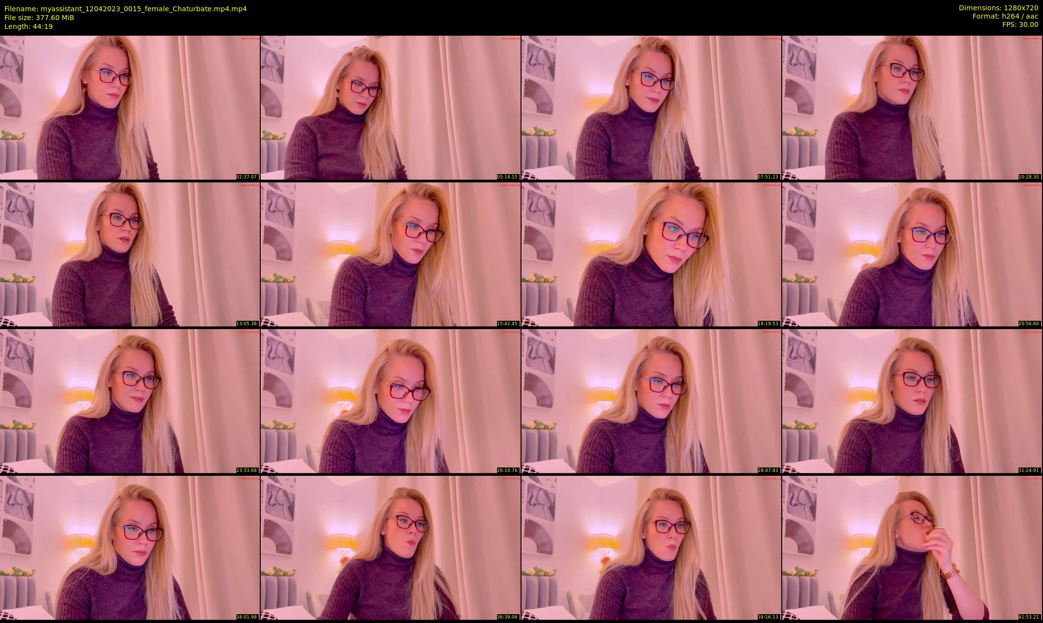 myassistant — 45 minute Chaturbate female cam show recording, 720p, Apr 12, 2023