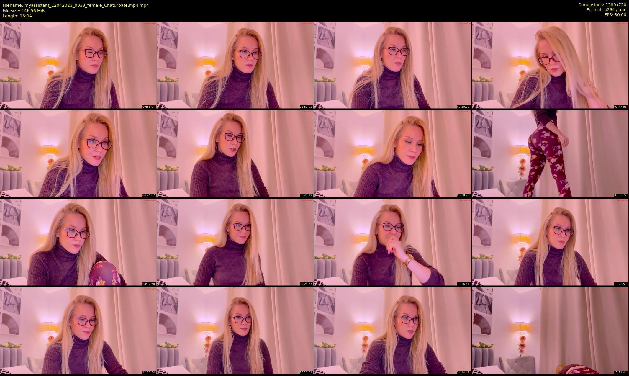 myassistant — 17 minute Chaturbate female cam show recording, 720p, Apr 12, 2023