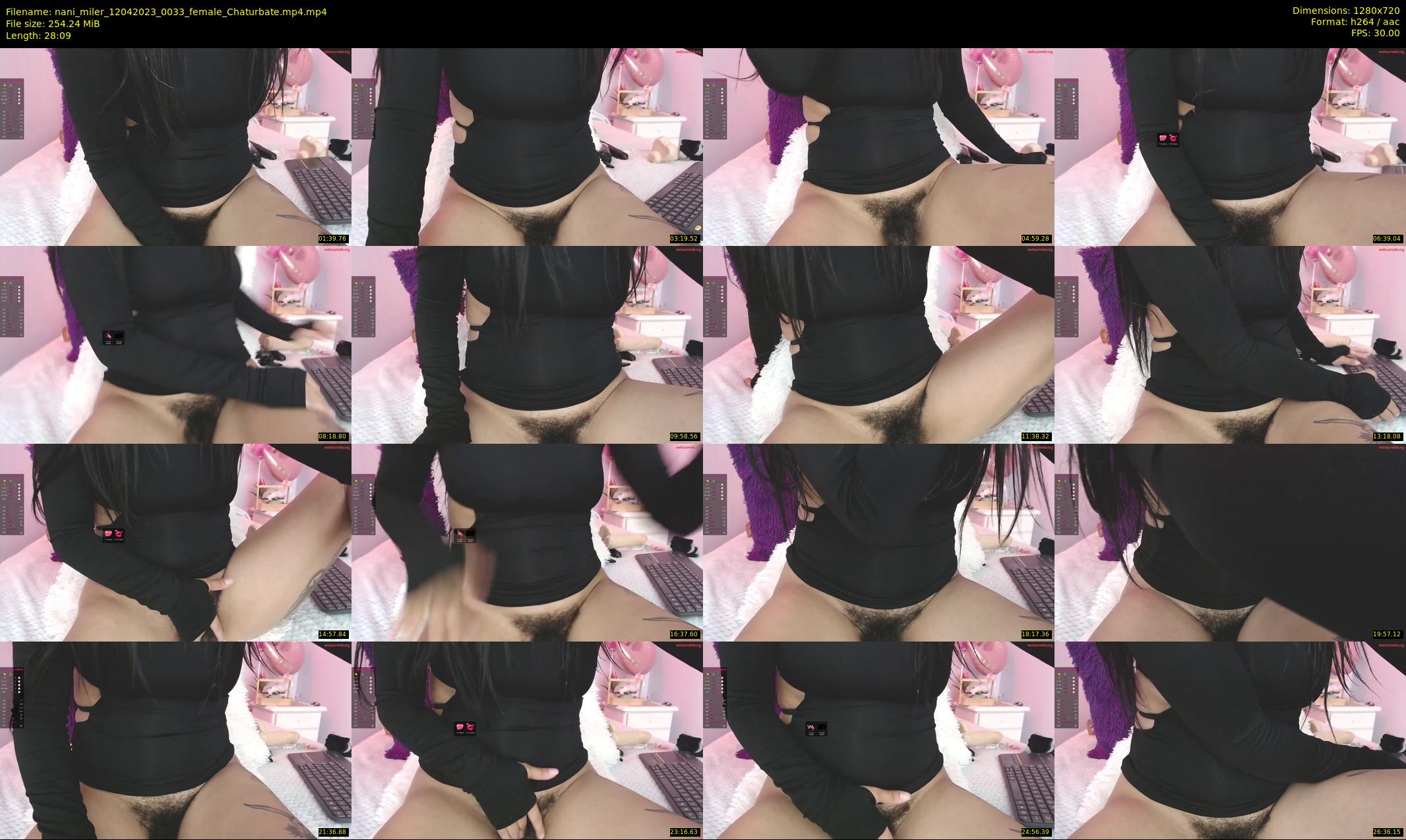 nani_miler — 29 minute Chaturbate female cam show recording, 720p, Apr 12, 2023